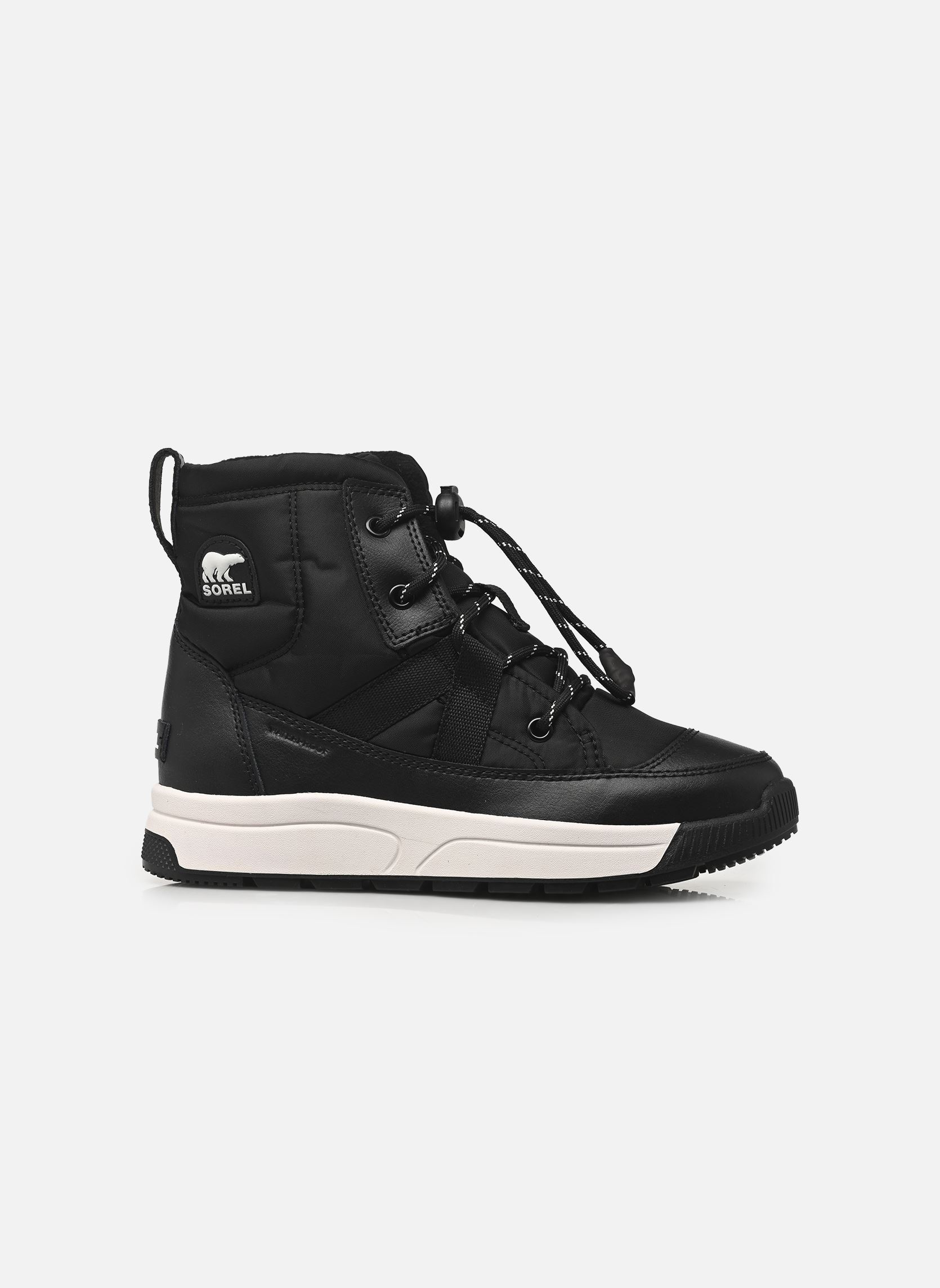 Schneestiefel YOUTH WHITNEY III MID WP schwarz Sorel Schneestiefel YOUTH WHITNEY III MID WP schwarz Black, Sea Salt