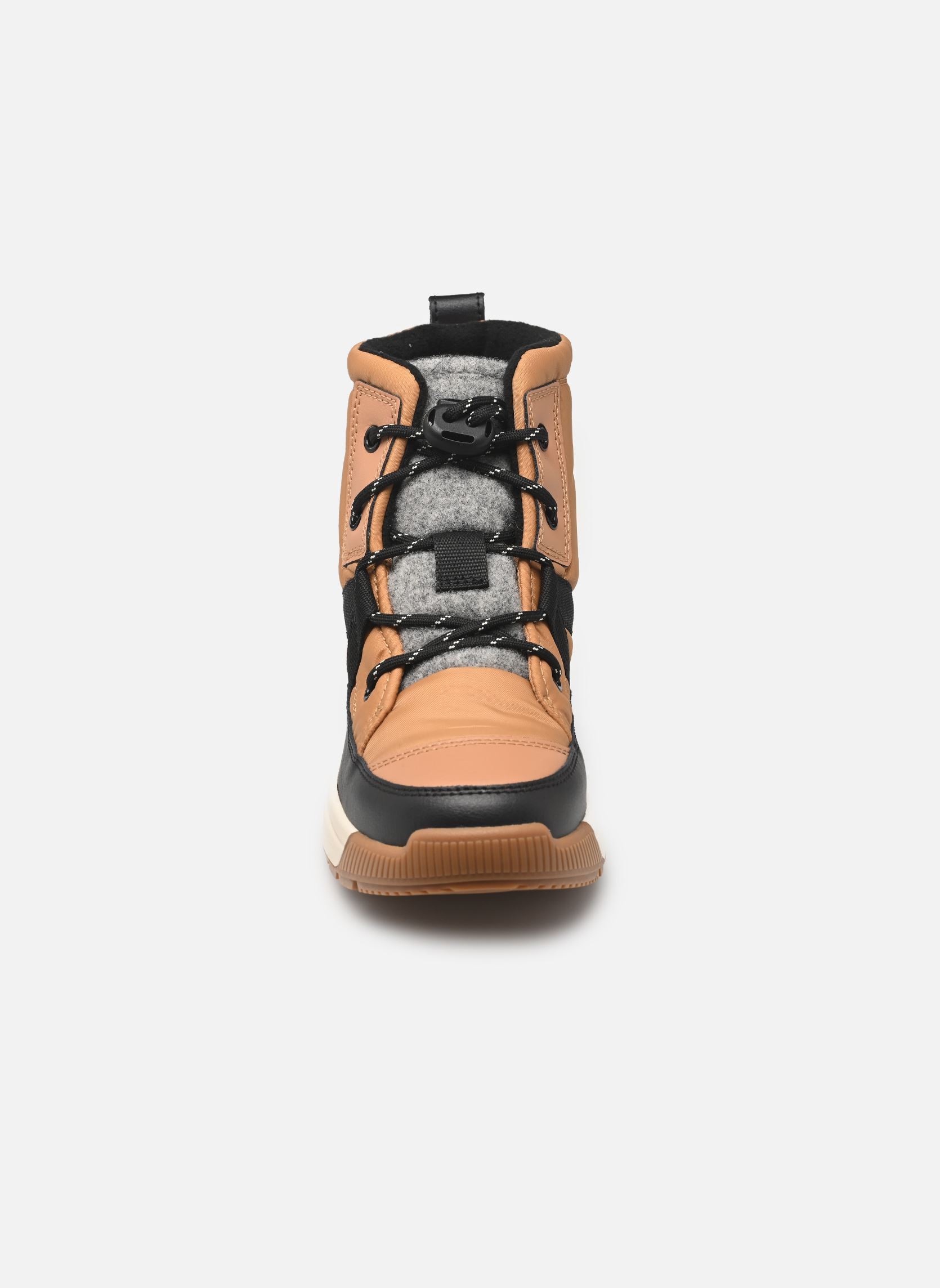 Bottes de neige YOUTH WHITNEY III MID WP marron Sorel Bottes de neige YOUTH WHITNEY III MID WP marron Tawny Buff, Black