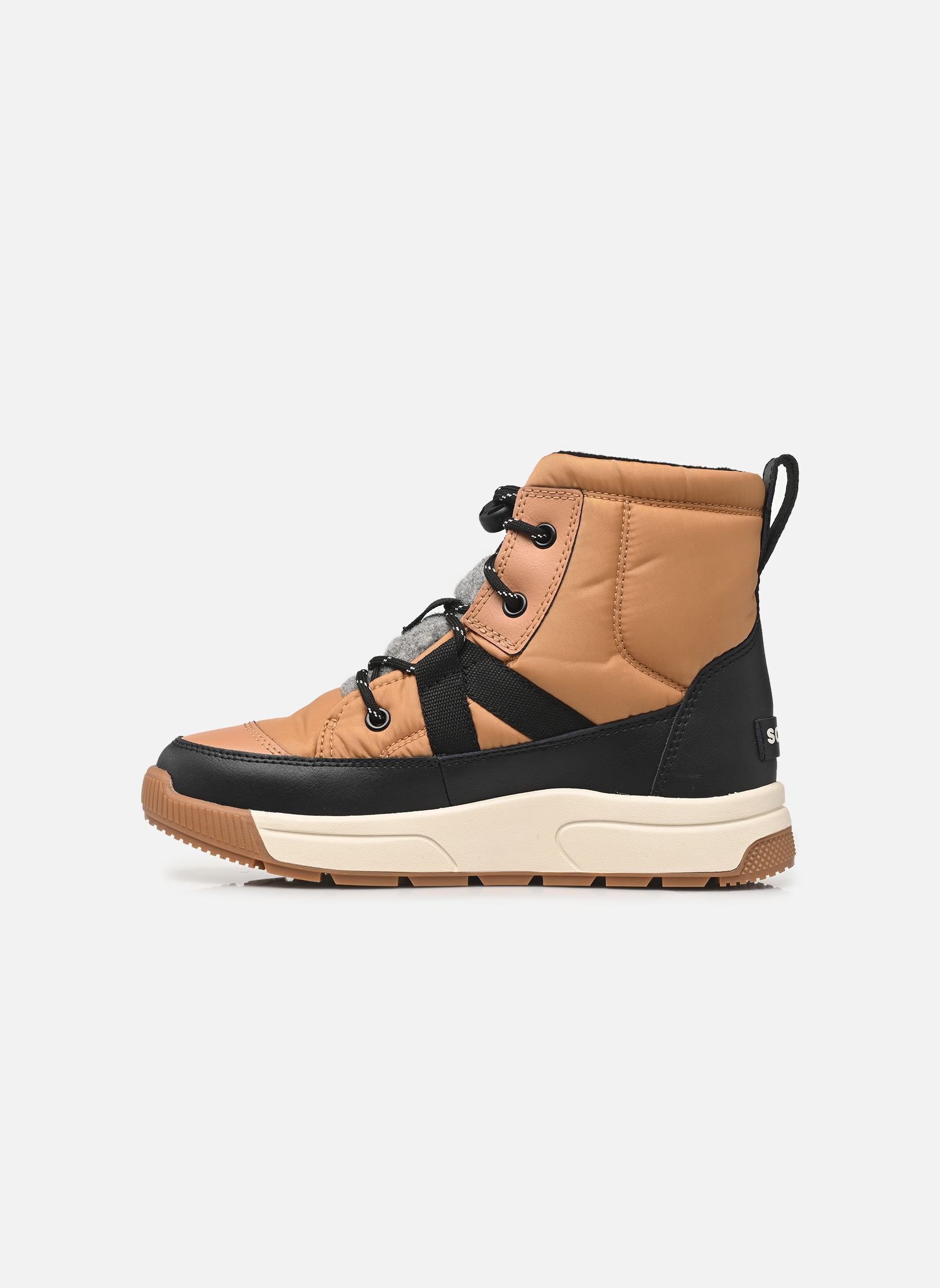 Bottes de neige YOUTH WHITNEY III MID WP marron Sorel Bottes de neige YOUTH WHITNEY III MID WP marron Tawny Buff, Black