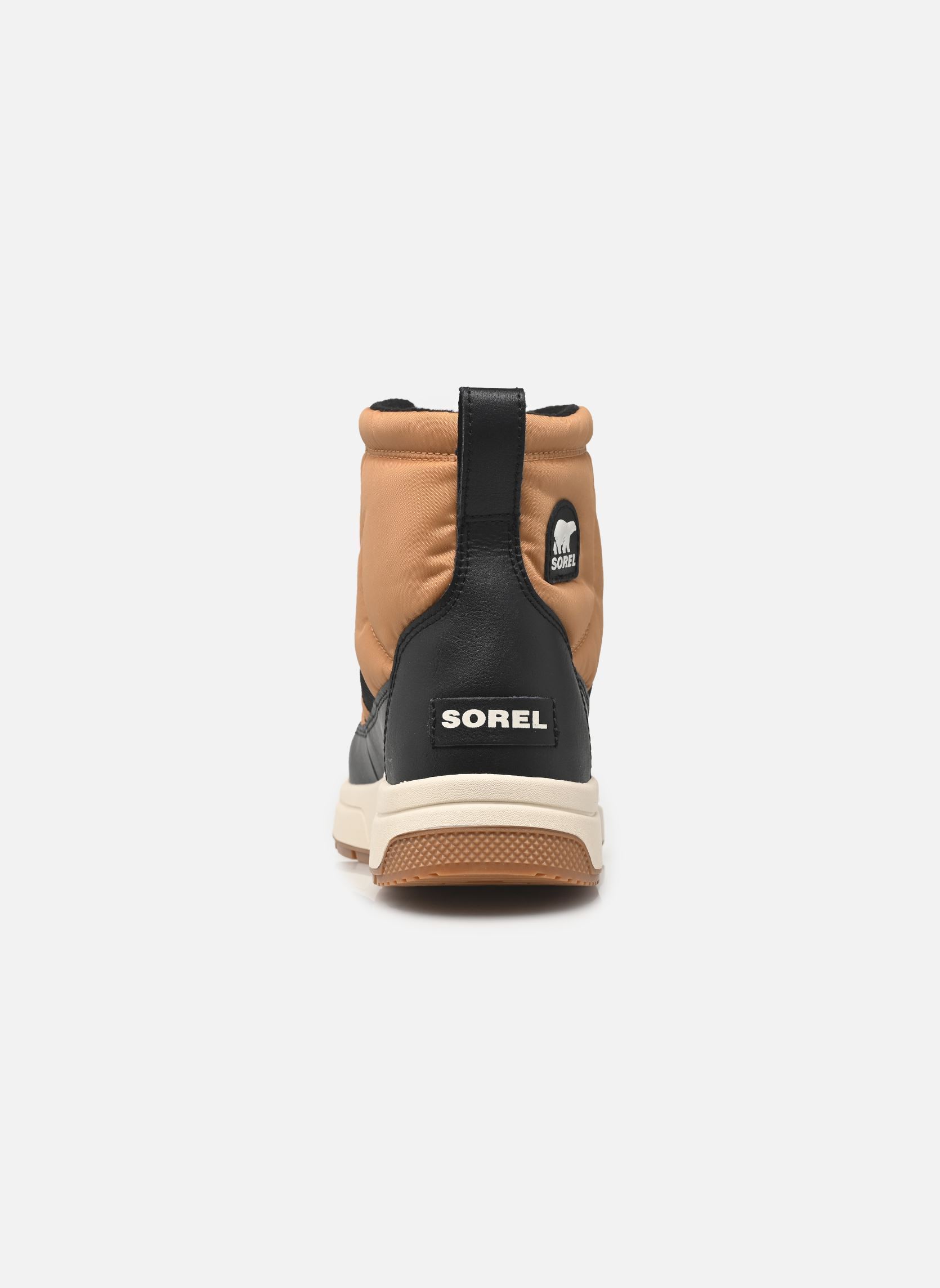 Bottes de neige YOUTH WHITNEY III MID WP marron Sorel Bottes de neige YOUTH WHITNEY III MID WP marron Tawny Buff, Black