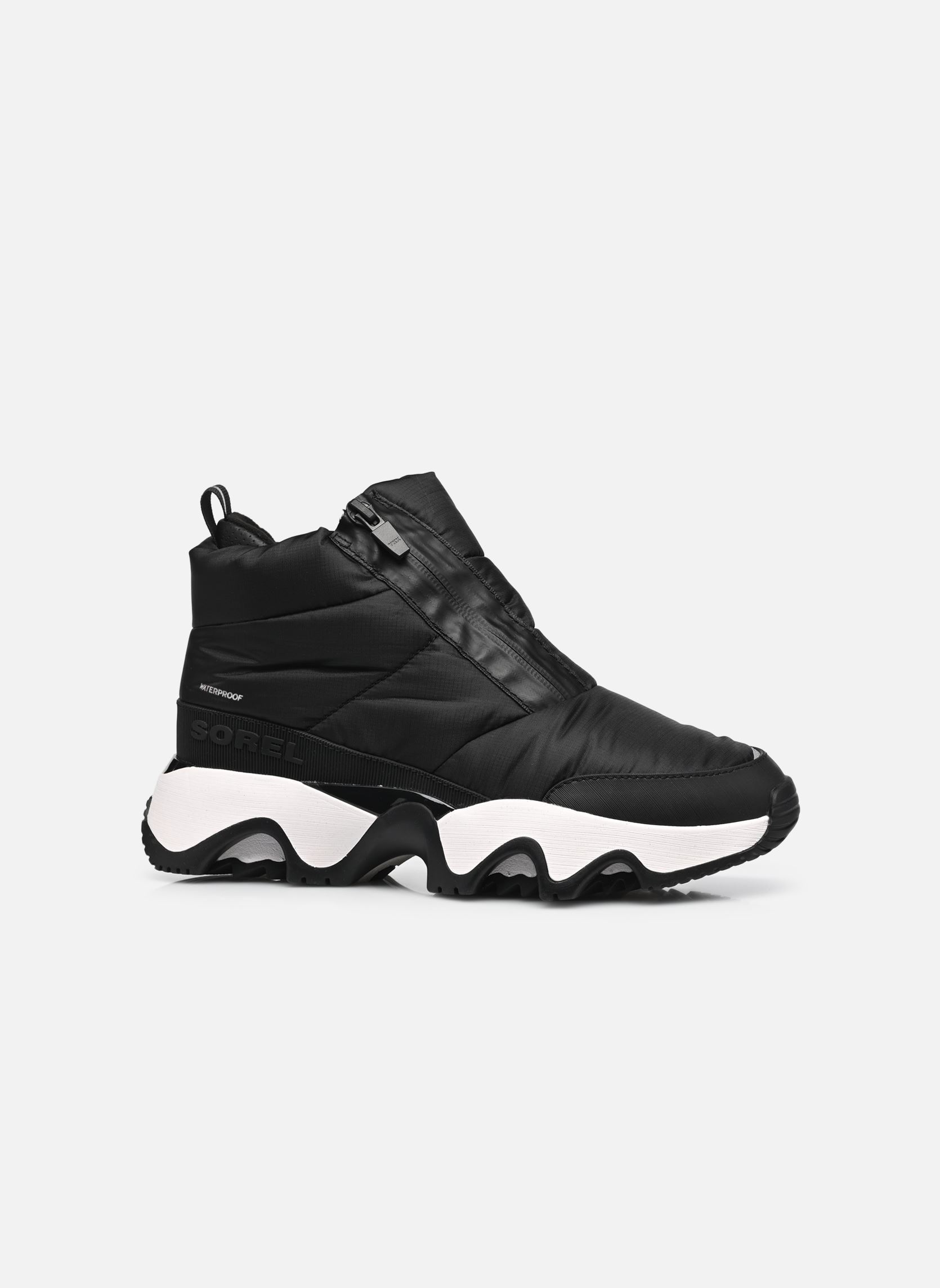 Snowboots KINETIC IMPACT PUFFY ZIP WATERPROOF dames zwart Sorel Snowboots KINETIC IMPACT PUFFY ZIP WATERPROOF dames zwart BLACK, BLACK