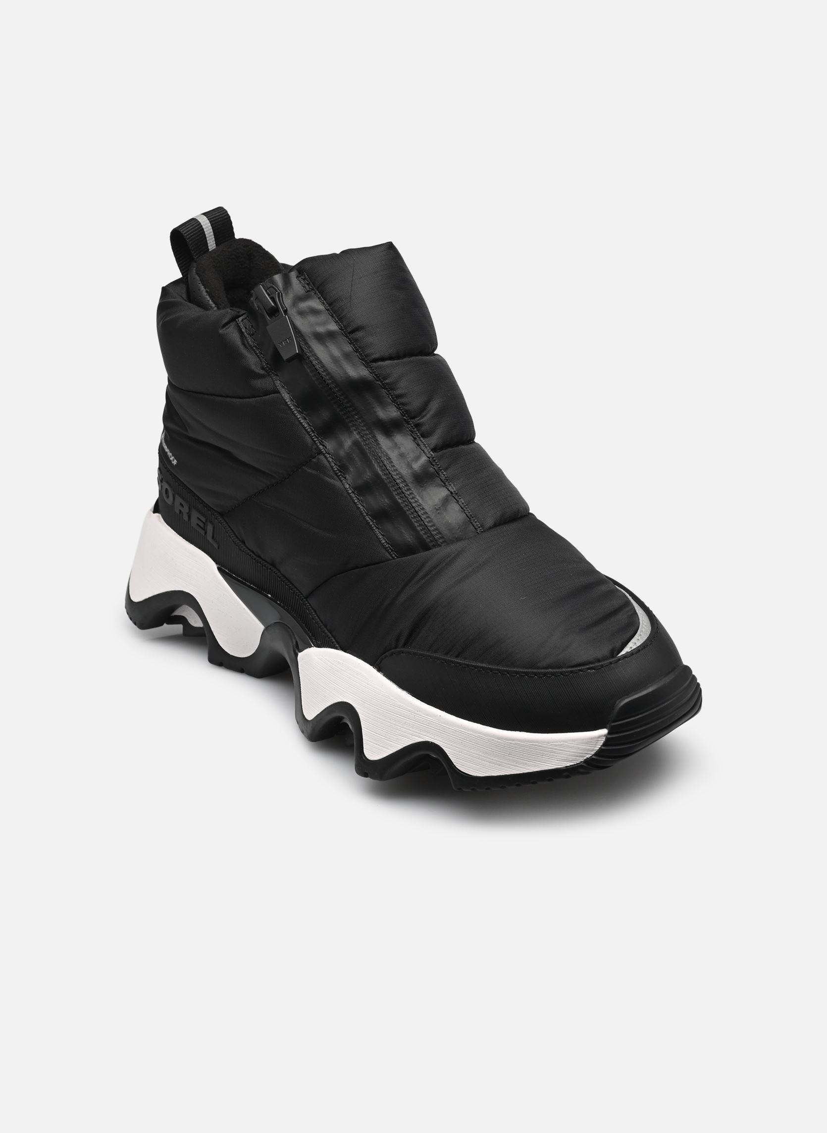 Snowboots KINETIC IMPACT PUFFY ZIP WATERPROOF dames zwart Sorel Snowboots KINETIC IMPACT PUFFY ZIP WATERPROOF dames zwart BLACK, BLACK
