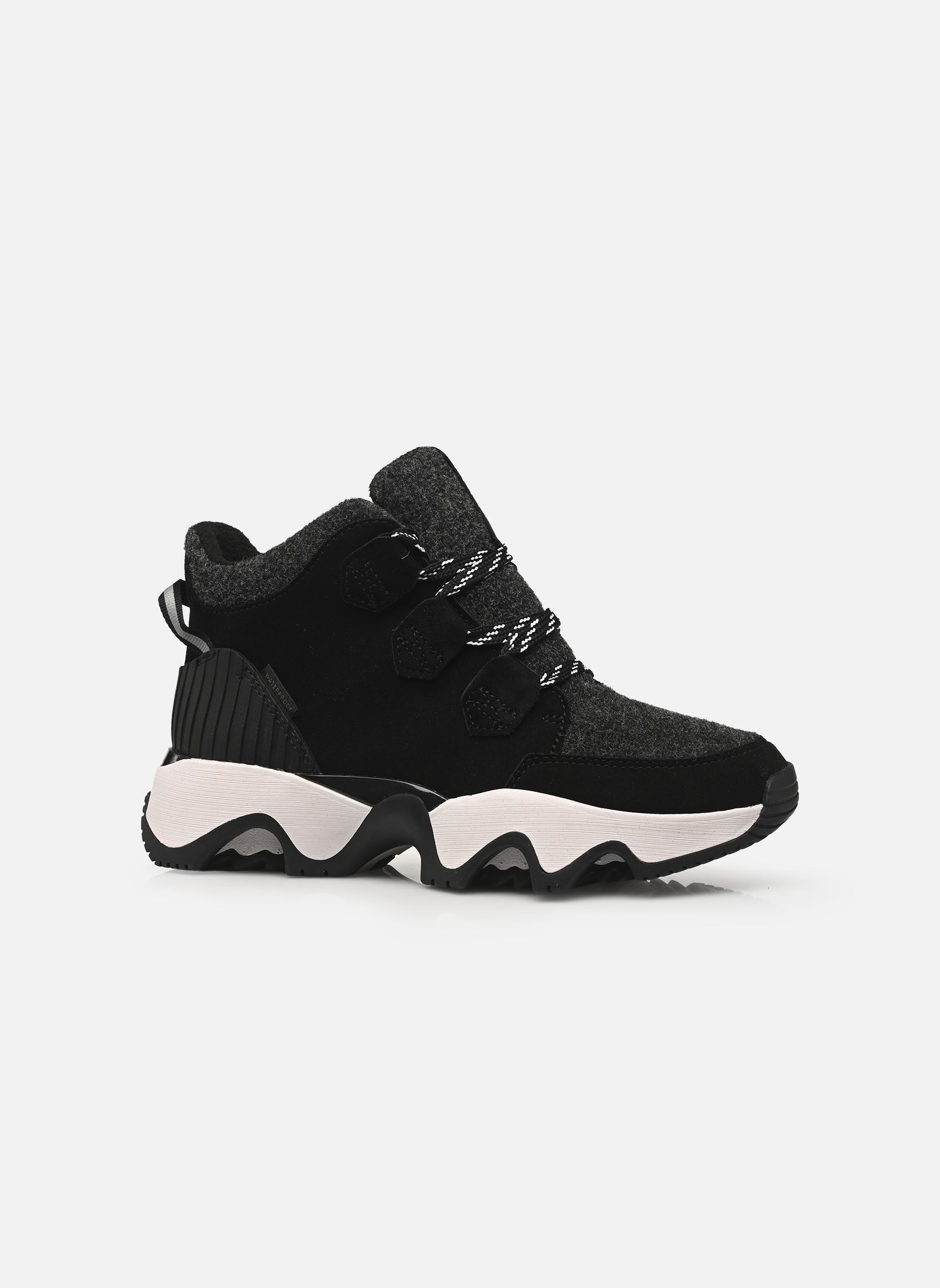 Bottines à lacets KINETIC IMPACT CARIBOU PLUS WATERPROOF femme noir Sorel Bottines à lacets KINETIC IMPACT CARIBOU PLUS WATERPROOF femme noir Black, Sea Salt