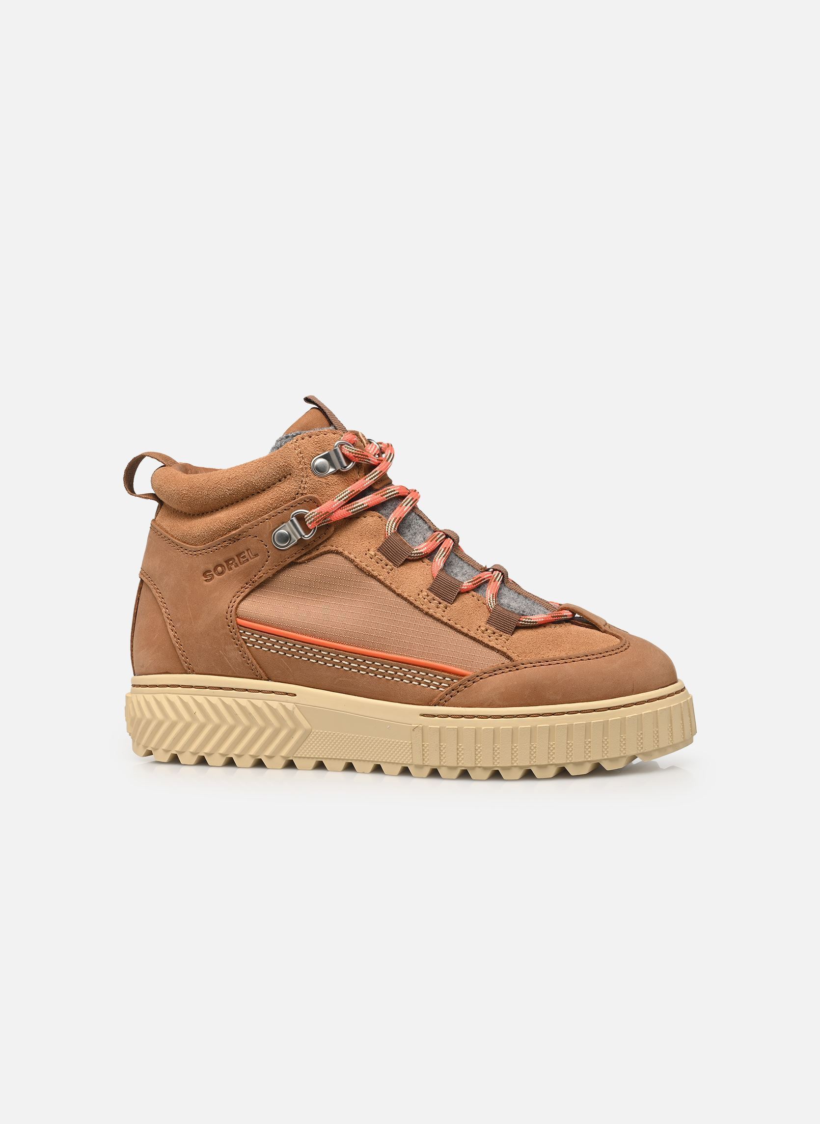 Gefütterte Stiefeletten ONA AVE PEAK BOOT WATERPROOF damen braun Sorel Gefütterte Stiefeletten ONA AVE PEAK BOOT WATERPROOF damen braun VELVET TAN, HONEY WHITE