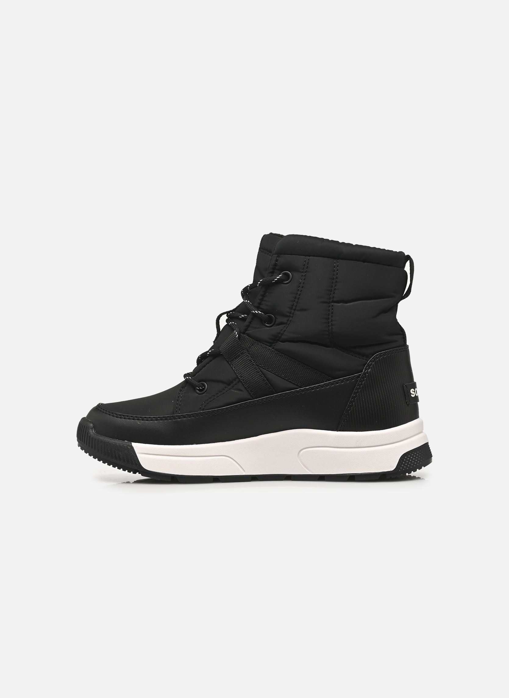 Gevoerde enkellaarsjes WHITNEY III MID WATERPROOF dames zwart Sorel Gevoerde enkellaarsjes WHITNEY III MID WATERPROOF dames zwart Black, Sea Salt
