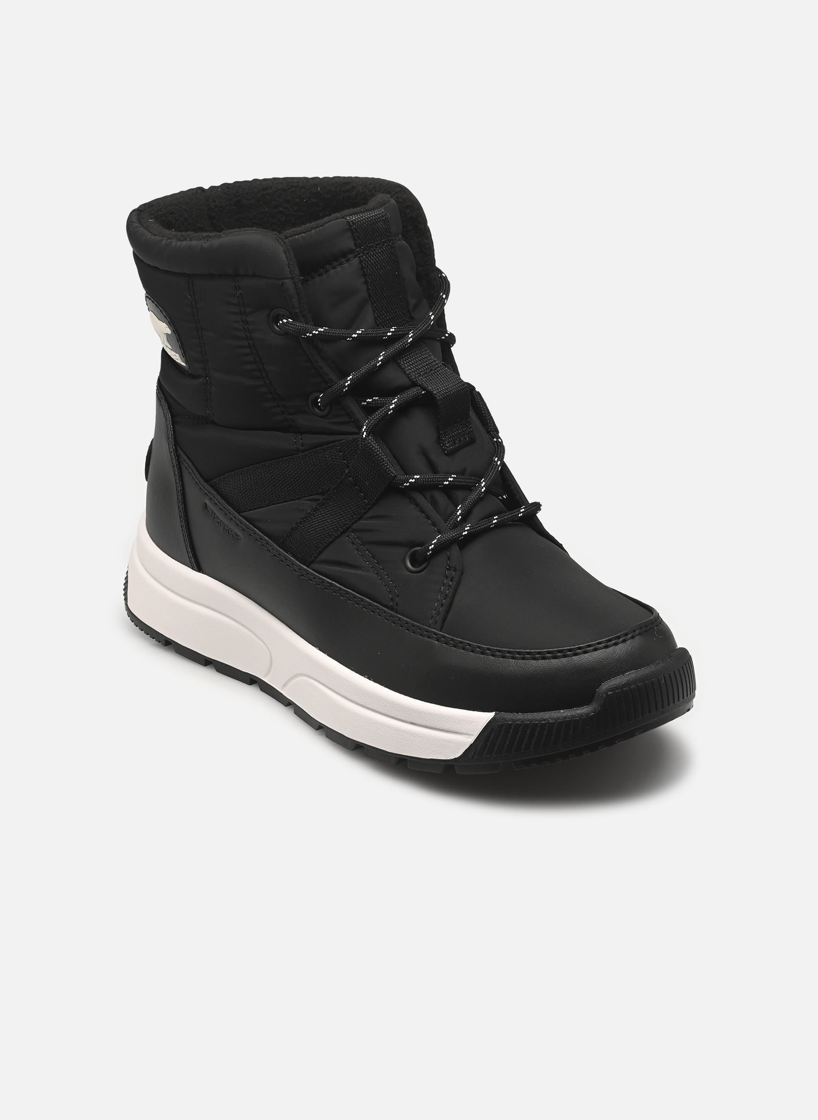 Gevoerde enkellaarsjes WHITNEY III MID WATERPROOF dames zwart Sorel Gevoerde enkellaarsjes WHITNEY III MID WATERPROOF dames zwart Black, Sea Salt