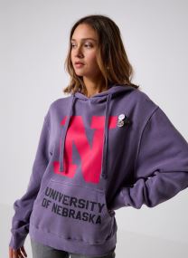 Kapuzenpullover SWEATSHIRT JAGGER LETTERS damen weiß
