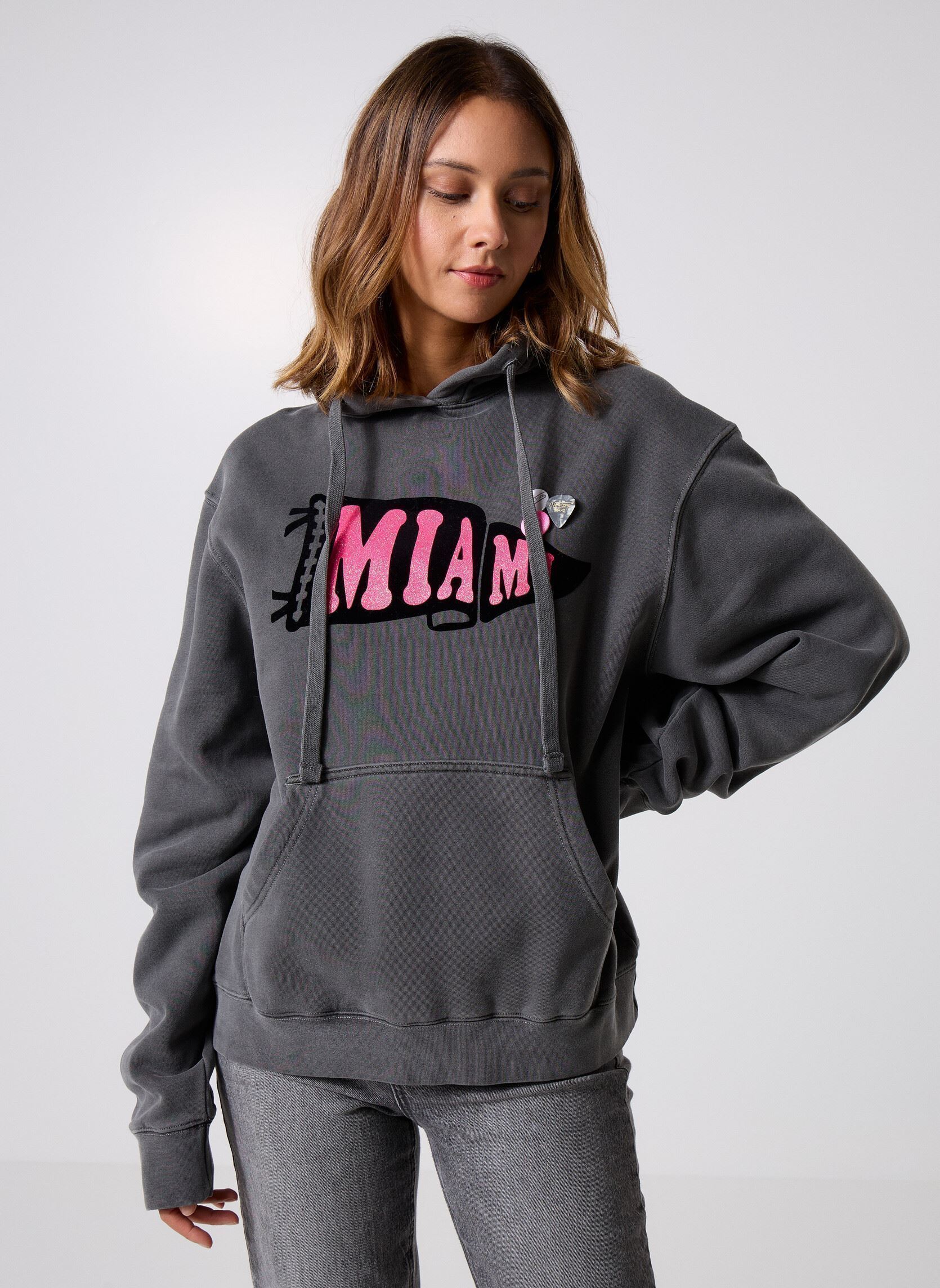 Sweats à capuche SWEATSHIRT JAGGER PRENNANT femme gris Newtone Sweats à capuche SWEATSHIRT JAGGER PRENNANT femme gris PEPPER