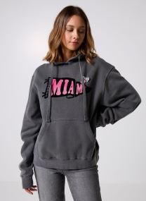 Sweats à capuche SWEATSHIRT JAGGER PRENNANT femme gris Newtone Sweats à capuche SWEATSHIRT JAGGER PRENNANT femme gris PEPPER