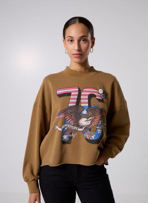 Newtone Sweater SWEATSHIRT PORTER LOVELAND dames bruin