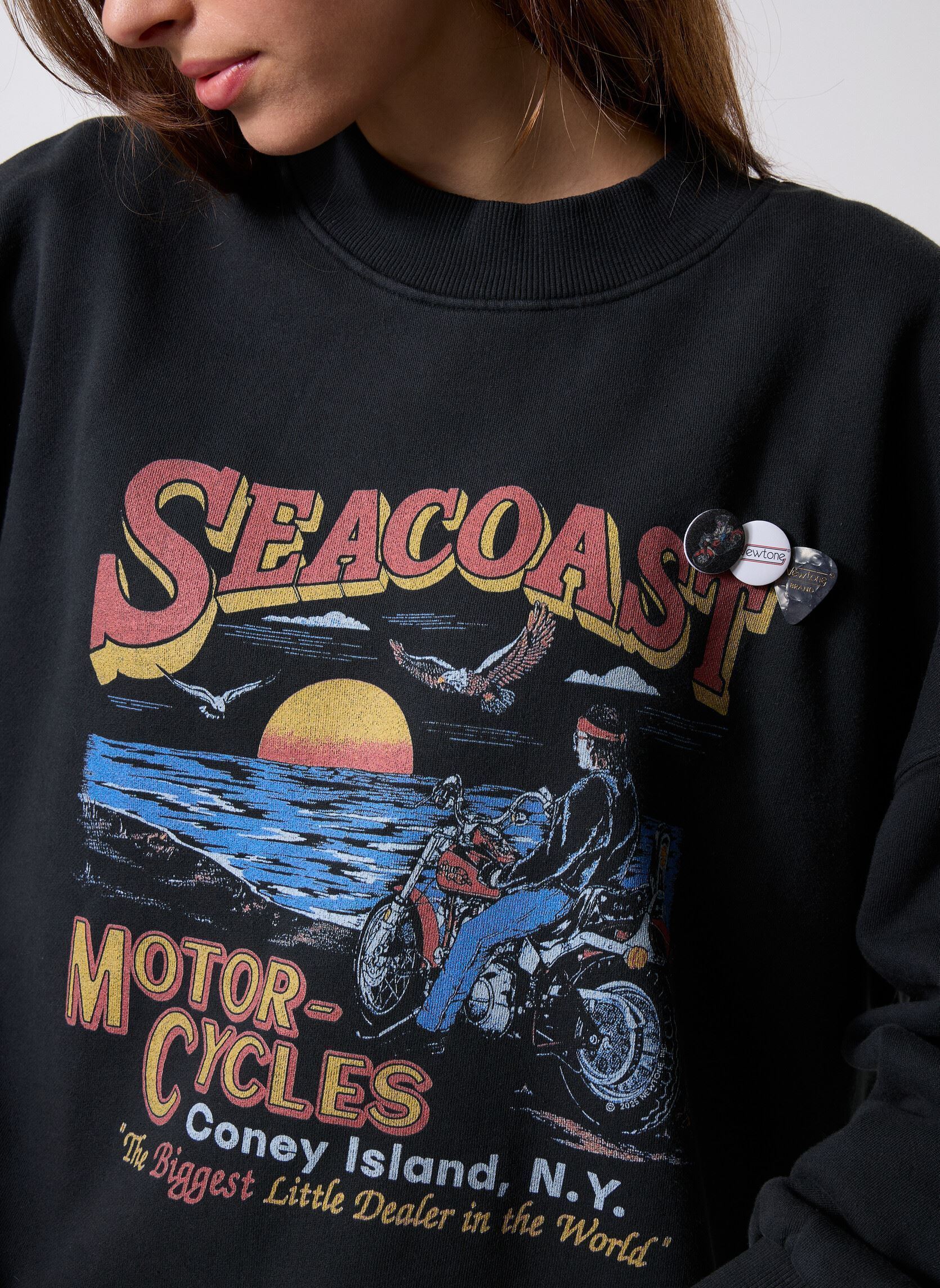 Sweatshirts SWEATSHIRT PORTER SEACOAST femme noir Newtone Sweatshirts SWEATSHIRT PORTER SEACOAST femme noir NIGHT