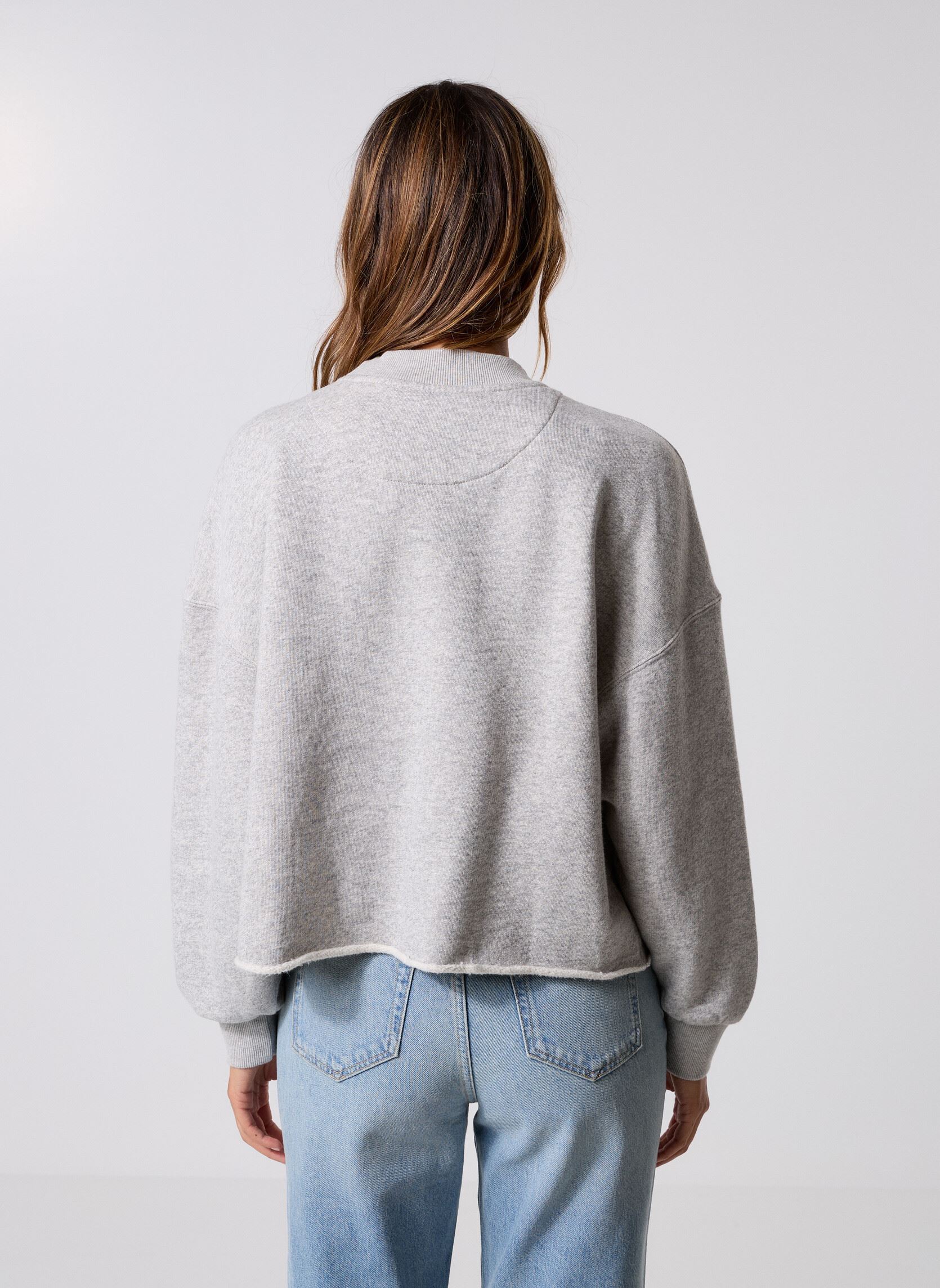 Sweatshirts SWEATSHIRT PORTER SONG damen grau Newtone Sweatshirts SWEATSHIRT PORTER SONG damen grau ELEPHANT