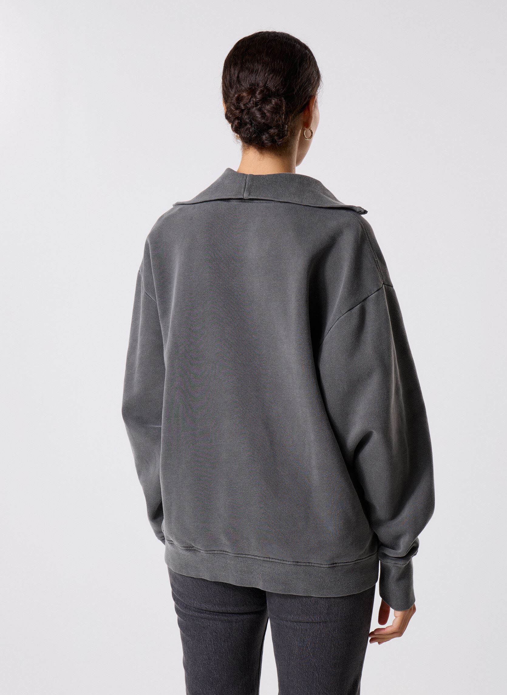 Sweatshirts SWEATSHIRT DRIVER NWTLOVE damen grau Newtone Sweatshirts SWEATSHIRT DRIVER NWTLOVE damen grau PEPPER