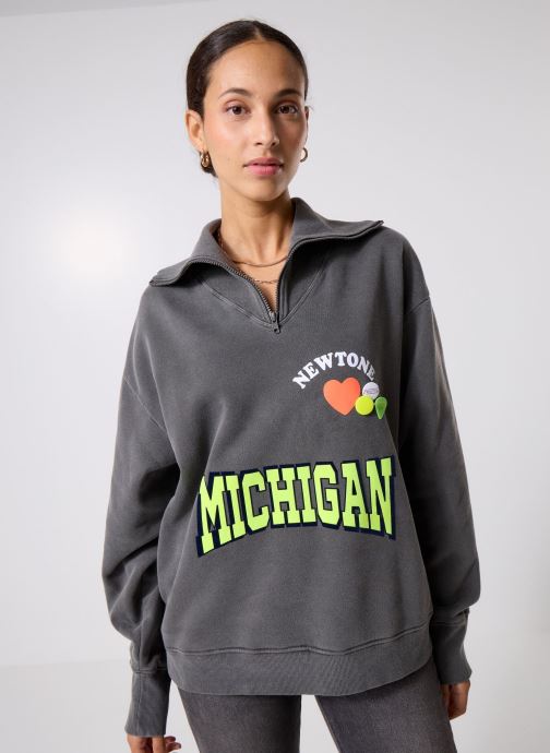 Newtone Sweatshirts SWEATSHIRT DRIVER NWTLOVE femme gris