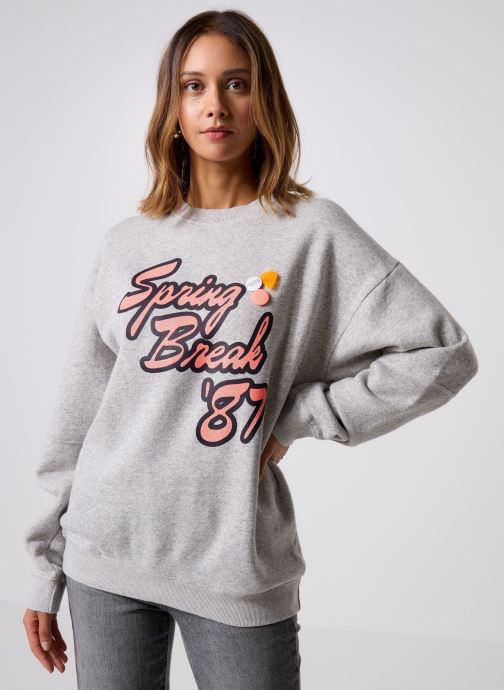 Newtone Sweatshirts SWEATSHIRT ROLLER SPRING femme gris