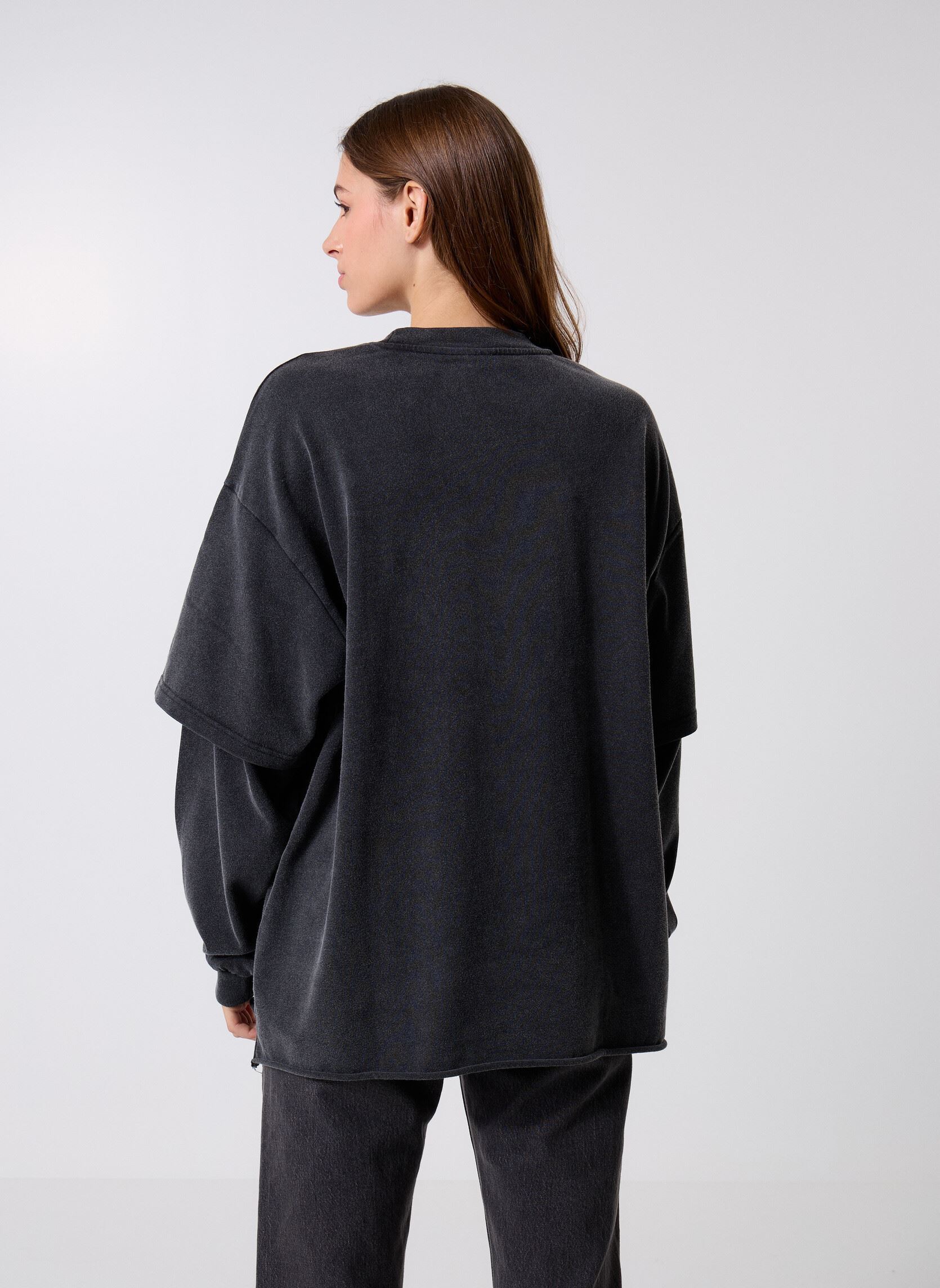 Langarm-T-Shirts TSHIRT KLIMER AXL damen grau Newtone Langarm-T-Shirts TSHIRT KLIMER AXL damen grau PEPPER
