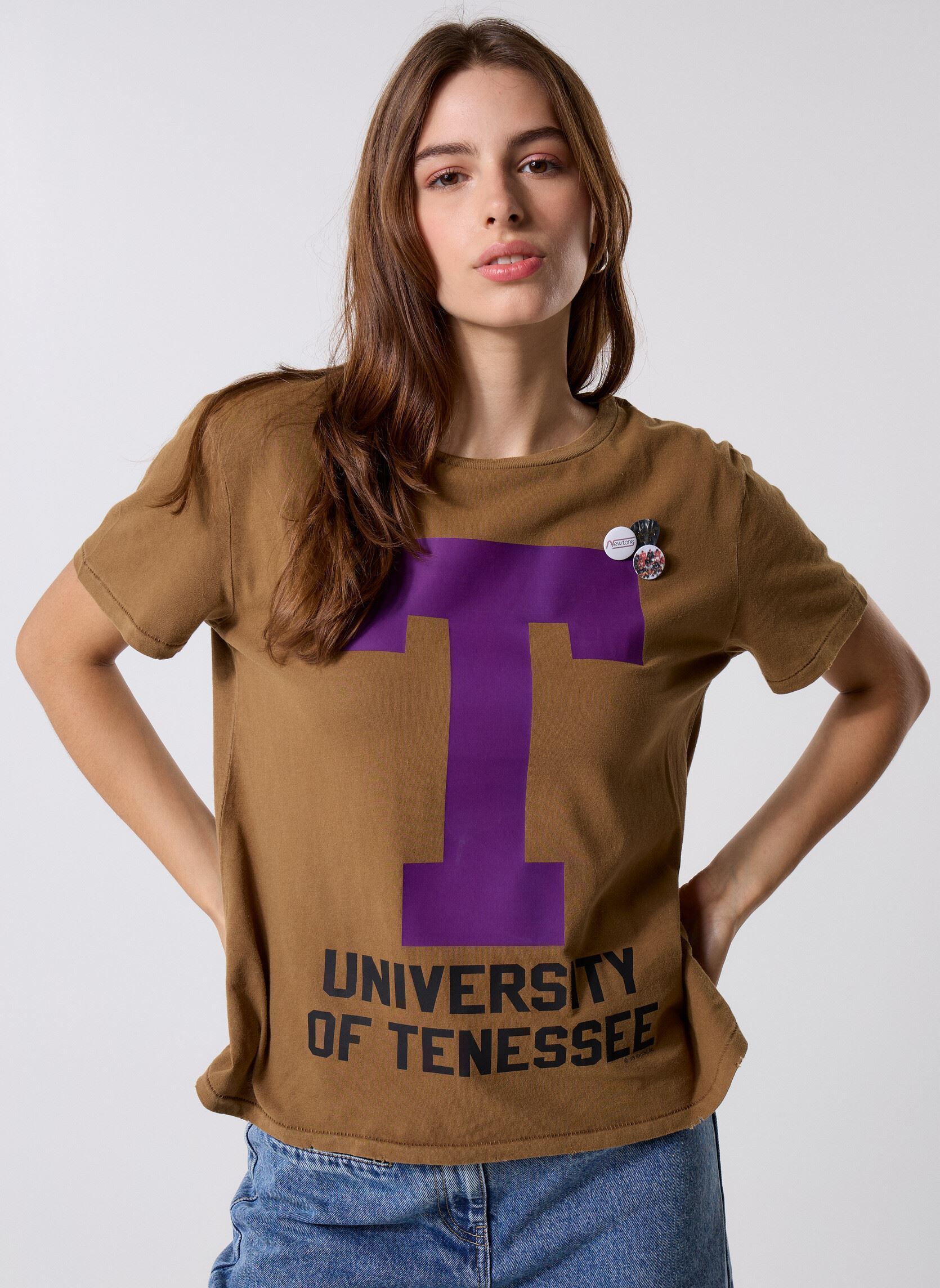 Tee-shirts manches courtes TSHIRT STARLIGHT LETTERS femme rose Newtone Tee-shirts manches courtes TSHIRT STARLIGHT LETTERS femme rose HAVANE