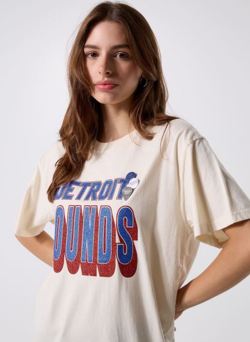 Newtone T-shirts met korte mouwen TSHIRT TRUCKER SONG dames wit