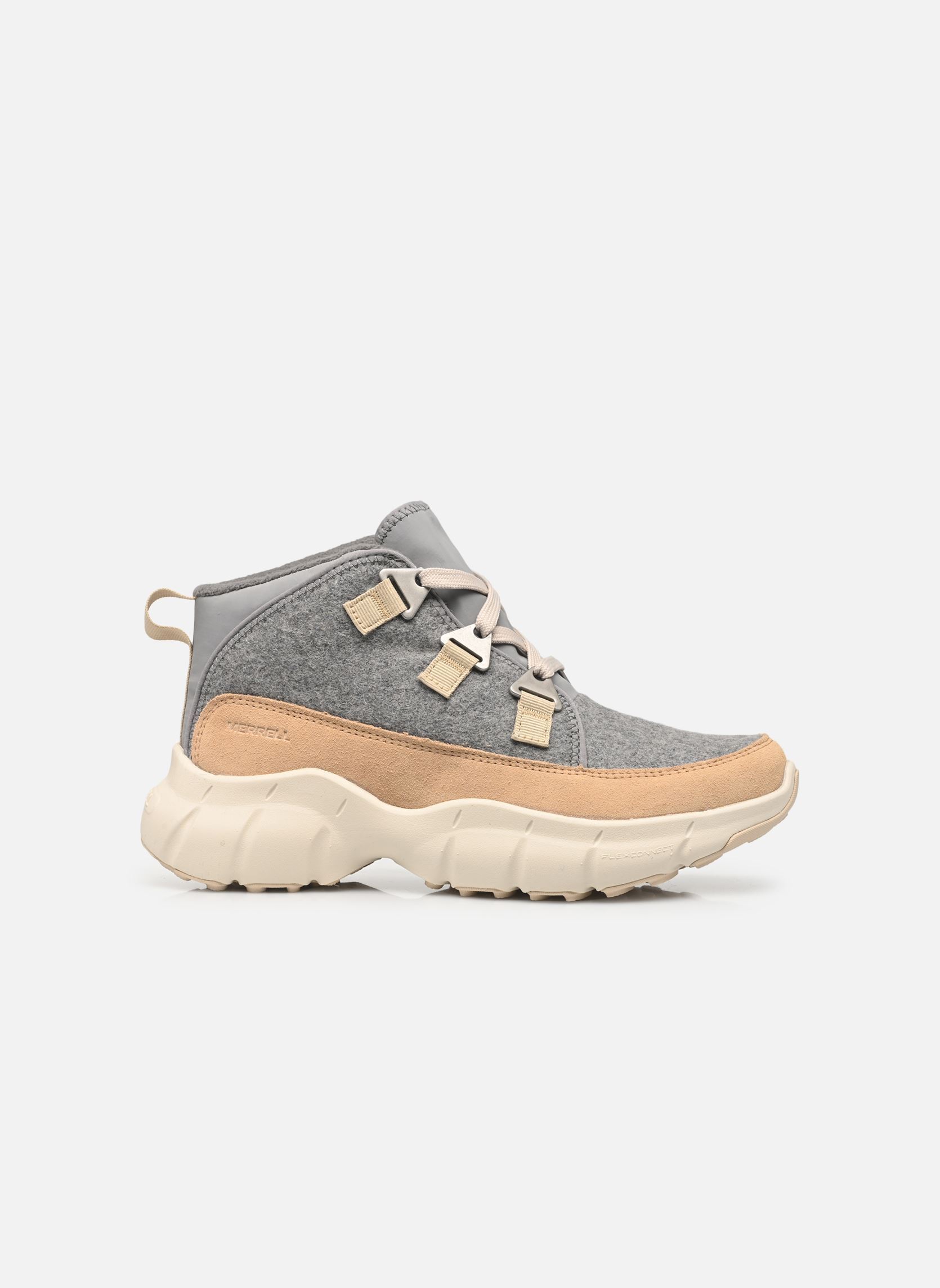 Chaussures de sport CLOVER MID WOOL WP femme gris Merrell Chaussures de sport CLOVER MID WOOL WP femme gris Latte