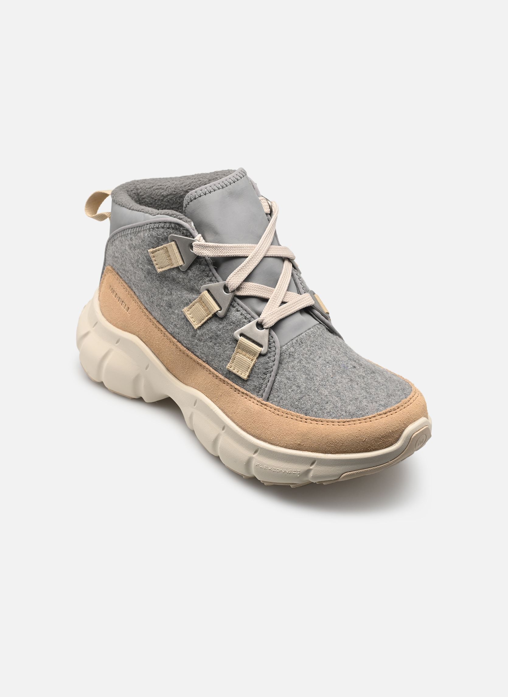 Chaussures de sport CLOVER MID WOOL WP femme gris Merrell Chaussures de sport CLOVER MID WOOL WP femme gris Latte