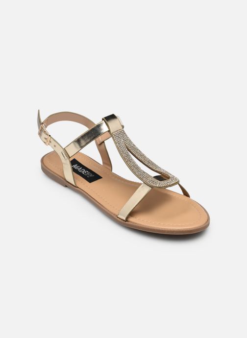 MADE BY Platte sandalen Sandale THADORA dames goud en brons
