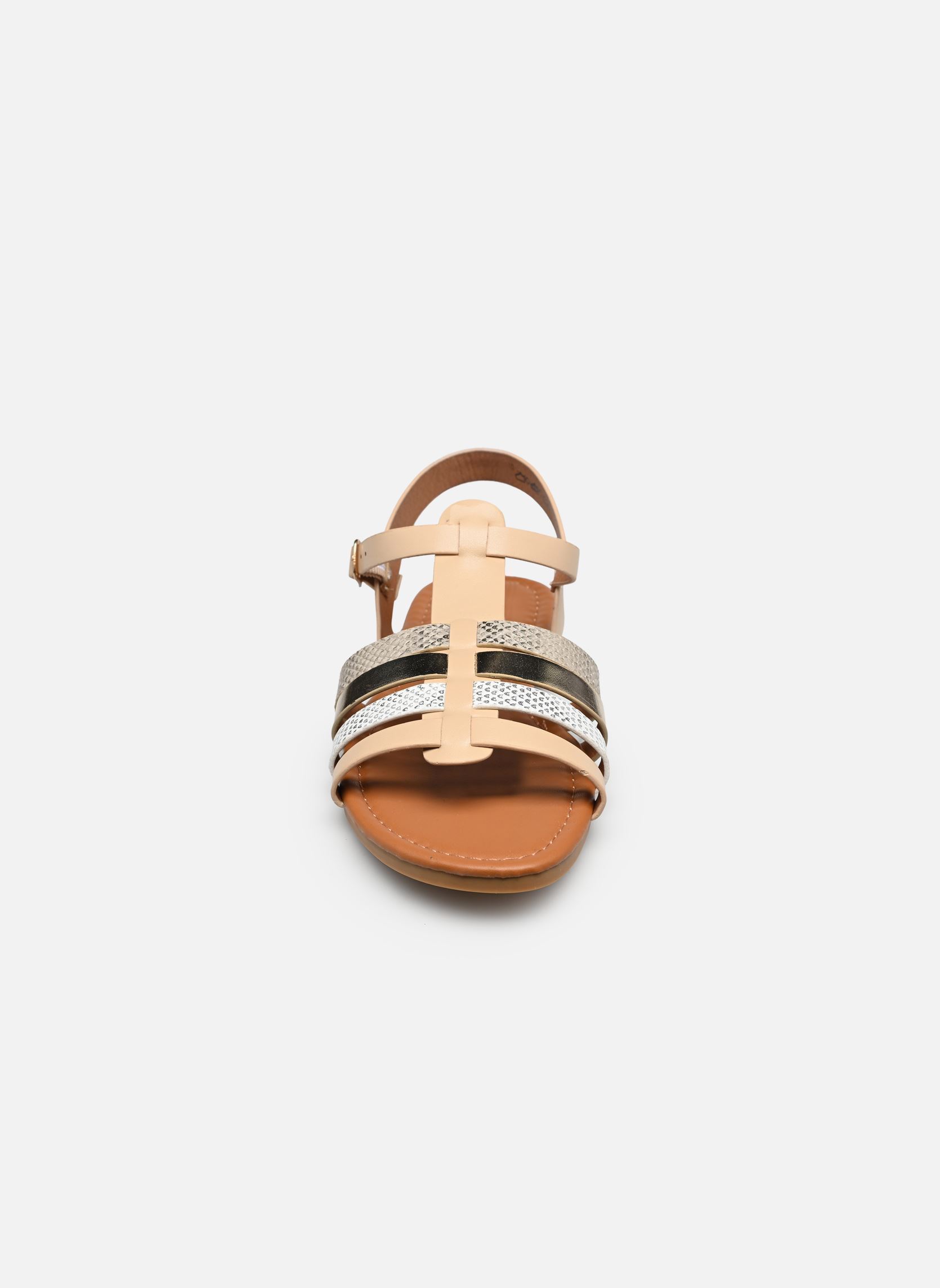 Sandales plates Sandale THOFI femme beige MADE BY Sandales plates Sandale THOFI femme beige BEIGE CLAIR