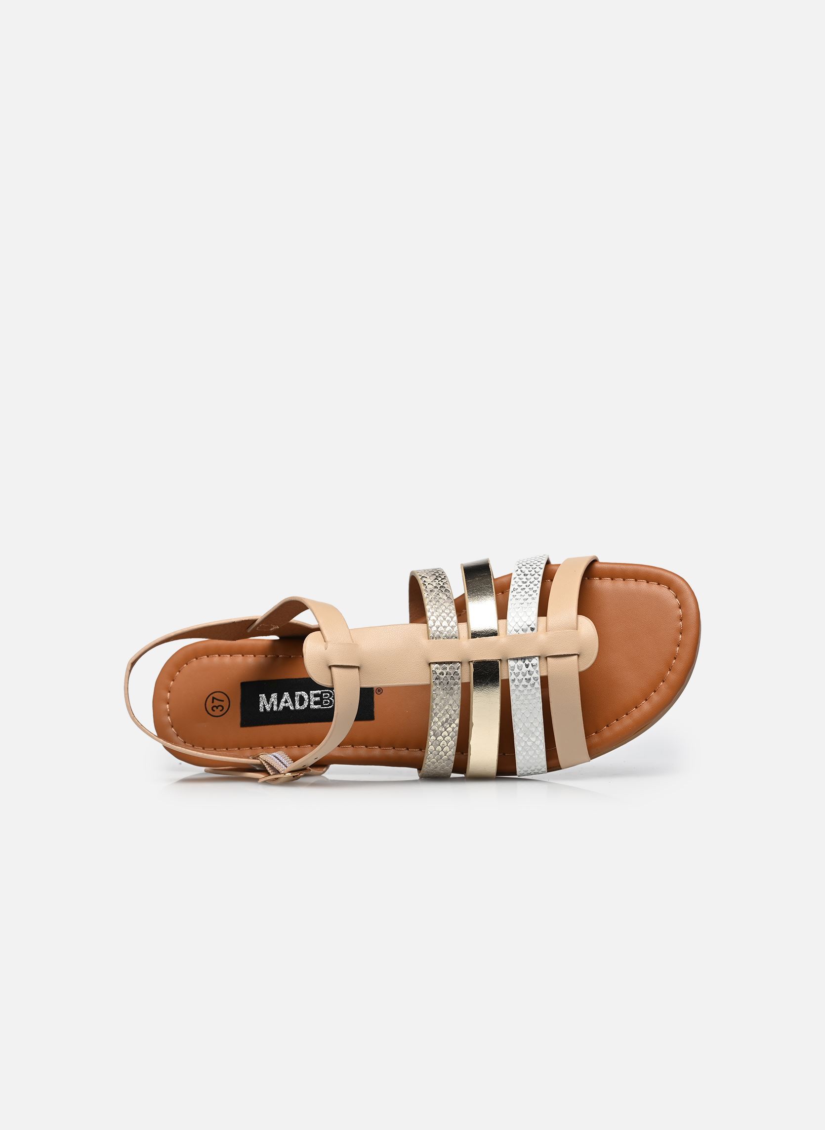 Sandalen Espadrille THALY dames beige MADE BY Sandalen Espadrille THALY dames beige Beige