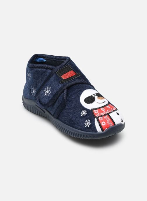 Sarenza Wear Chaussons montants chausson garçon rennes THEREN garçon bleu