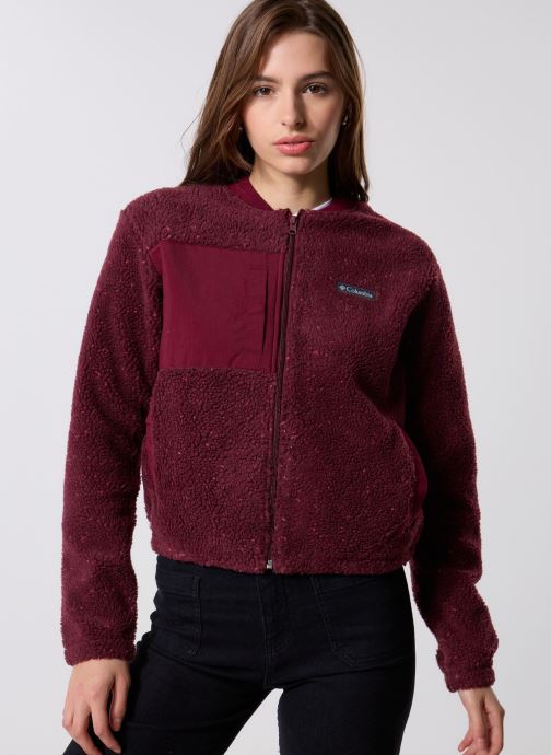 Columbia Blousons Stellar Path Fleece Bomber Full Zip femme bordeaux