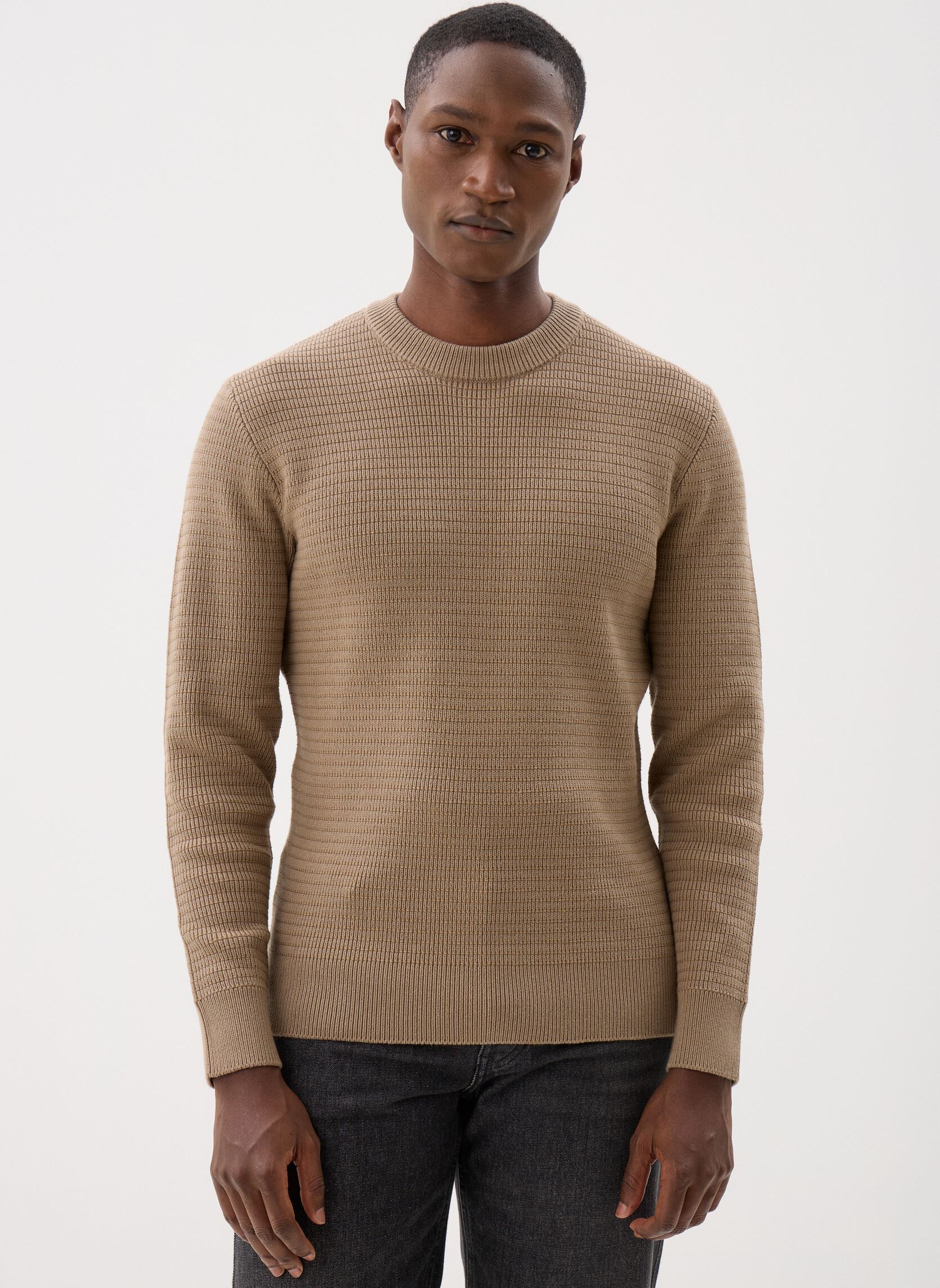 Pullover GROMAIN2 herren braun Marvin&Co Pullover GROMAIN2 herren braun Flint stone