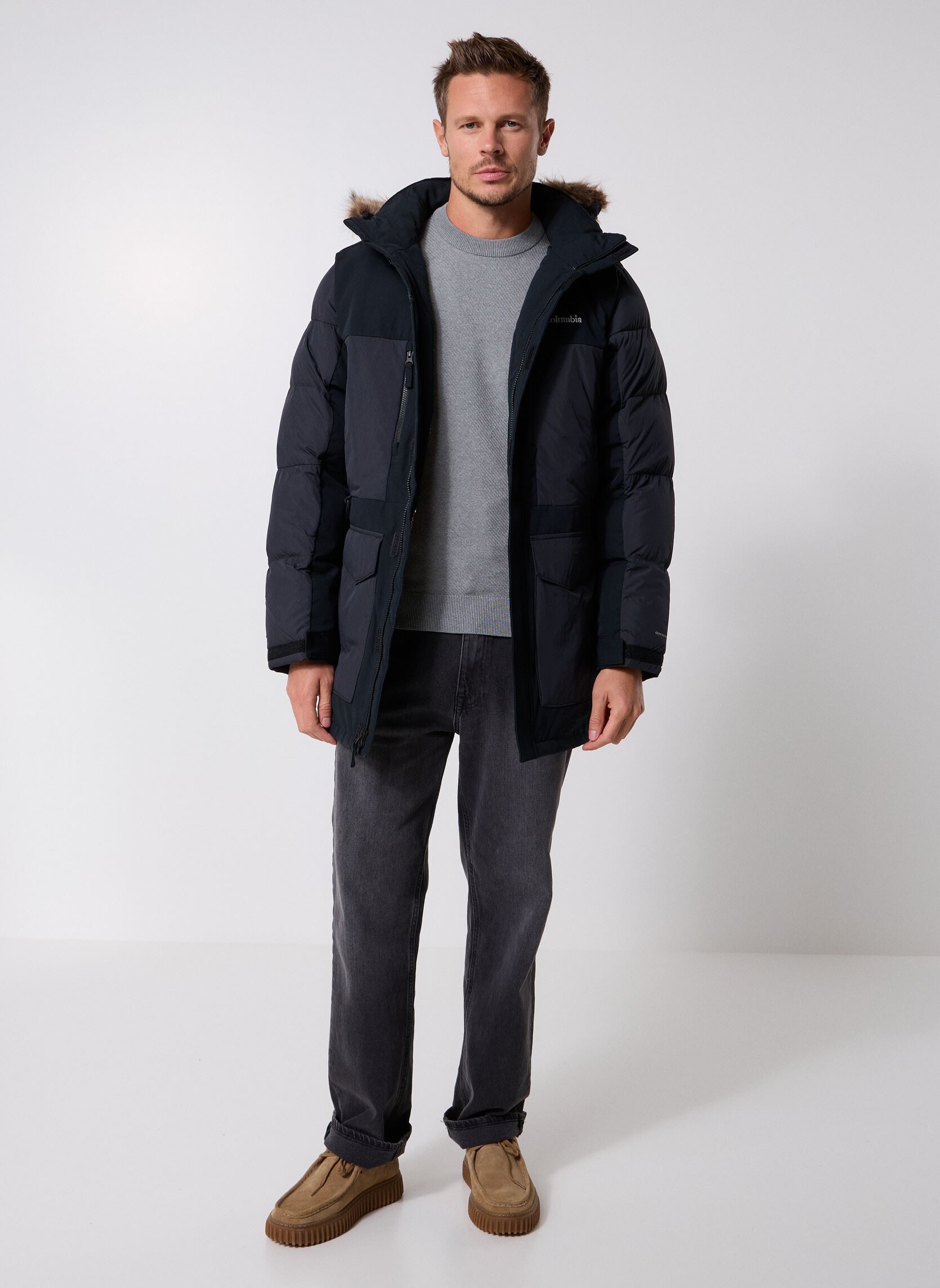 Parkas Marquam Peak Fusion II Parka homme noir Columbia Parkas Marquam Peak Fusion II Parka homme noir BLACK