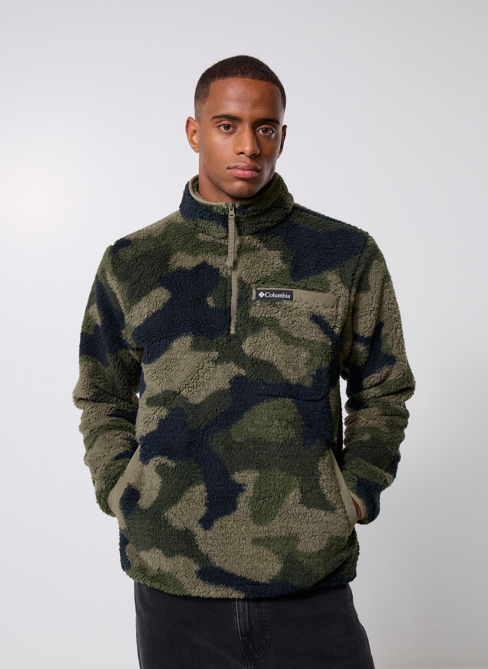 Vêtements Columbia Rugged Ridge High Pile Half Zip pour Homme - vue 1