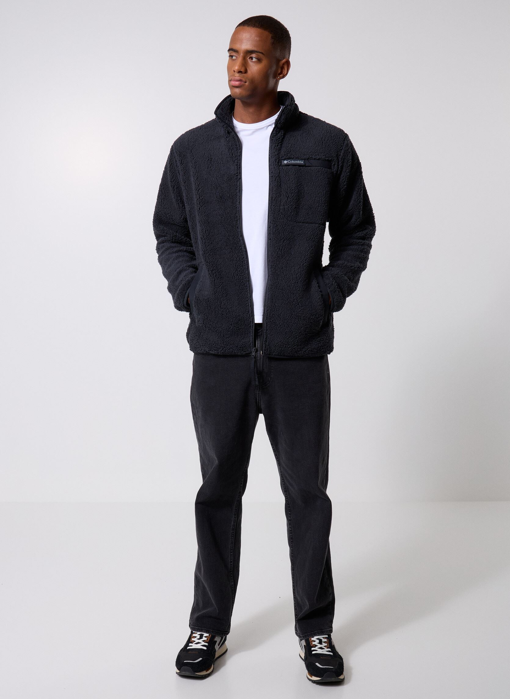 Pulls polaires Rugged Ridge High Pile Full Zip homme noir Columbia Pulls polaires Rugged Ridge High Pile Full Zip homme noir BLACK