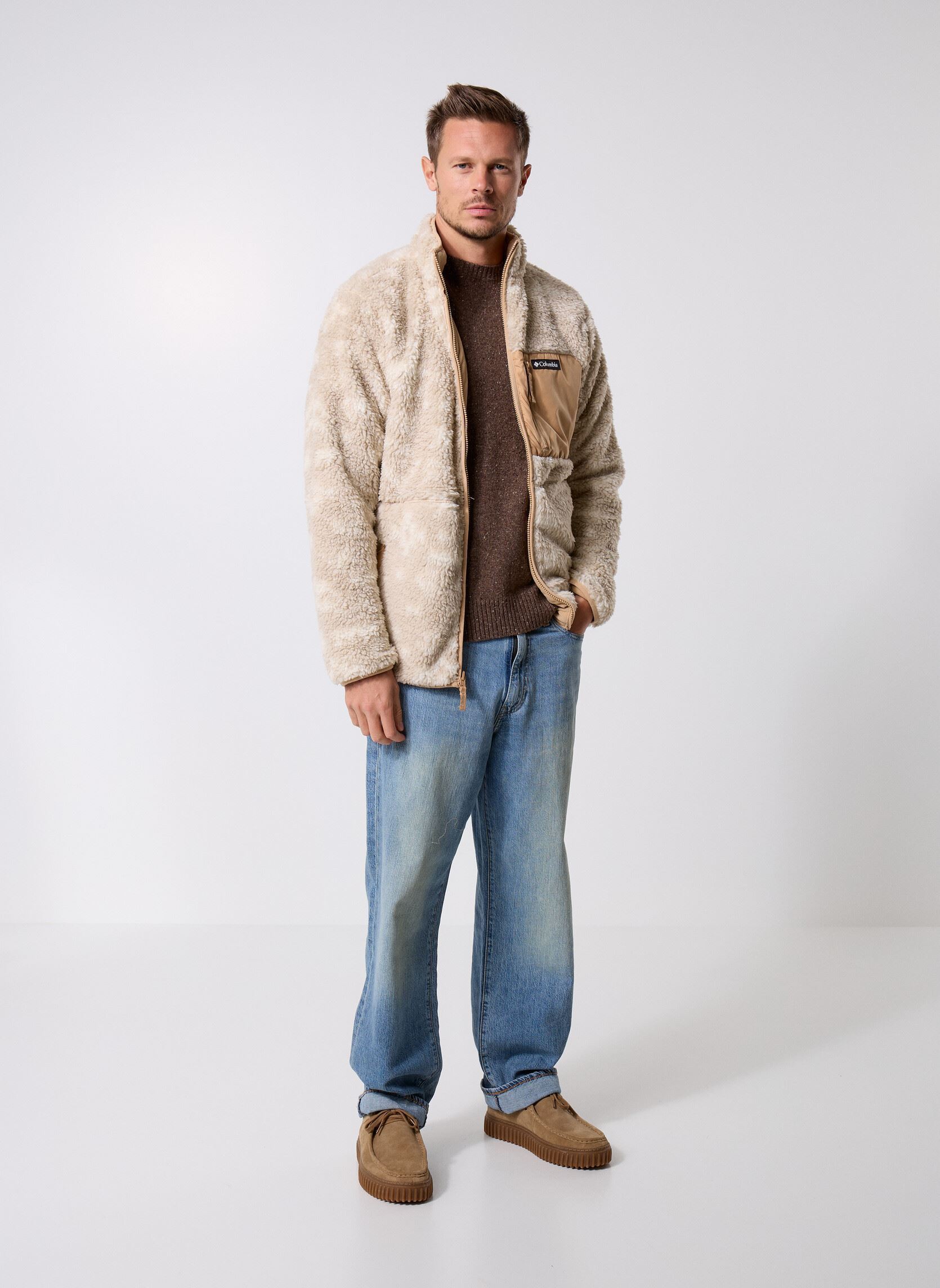 Fleece truien Winter Pass Reversible Fleece heren grijs Columbia Fleece truien Winter Pass Reversible Fleece heren grijs CANOE, DARK STONE, PEAKED TONA