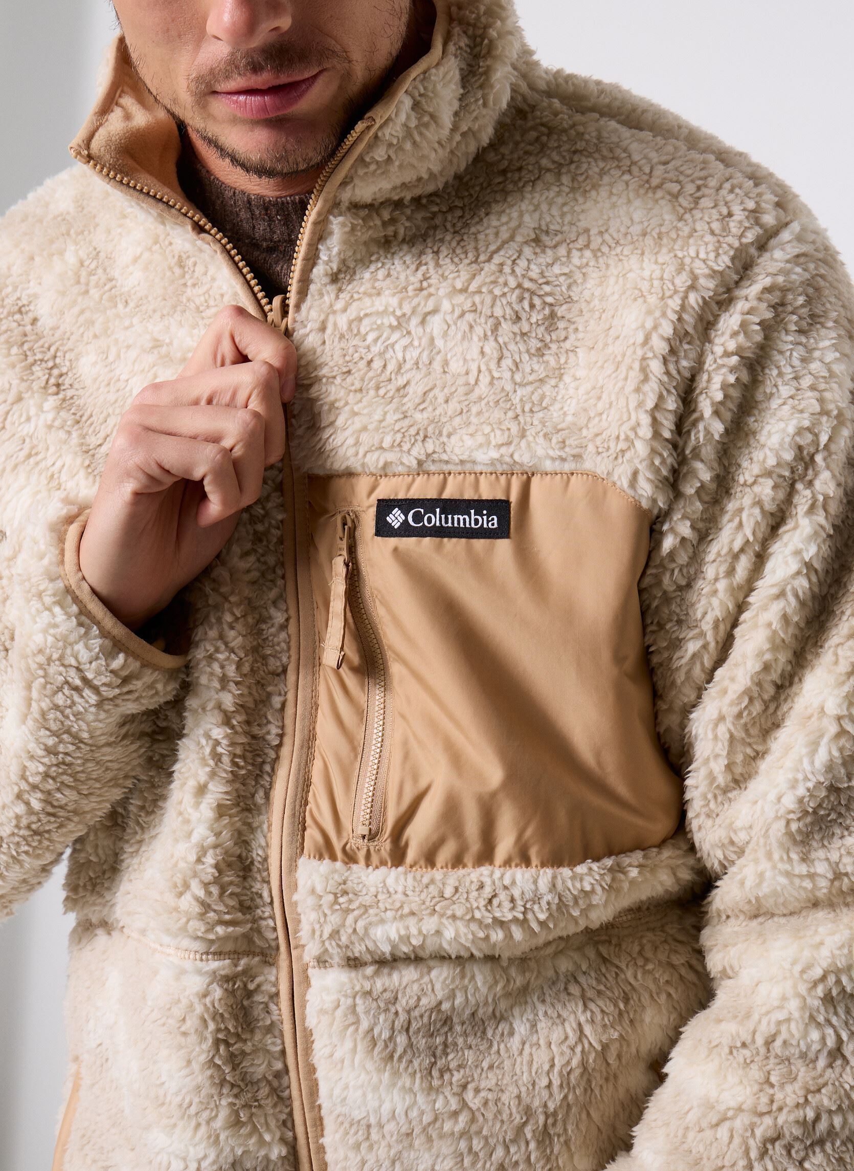 Fleece truien Winter Pass Reversible Fleece heren grijs Columbia Fleece truien Winter Pass Reversible Fleece heren grijs CANOE, DARK STONE, PEAKED TONA