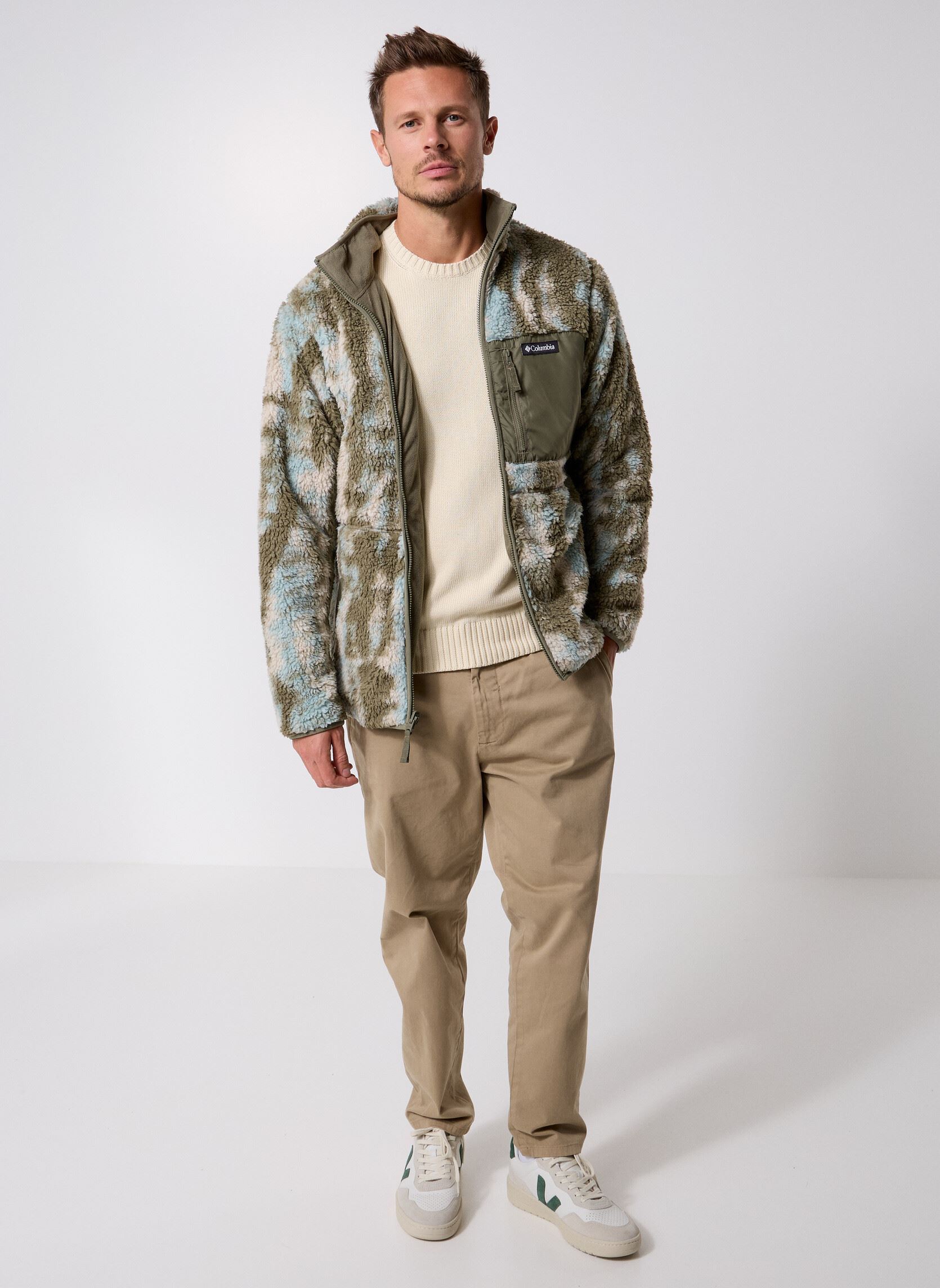 Pulls polaires Winter Pass Reversible Fleece homme vert Columbia Pulls polaires Winter Pass Reversible Fleece homme vert STONE GREEN, TRACKS