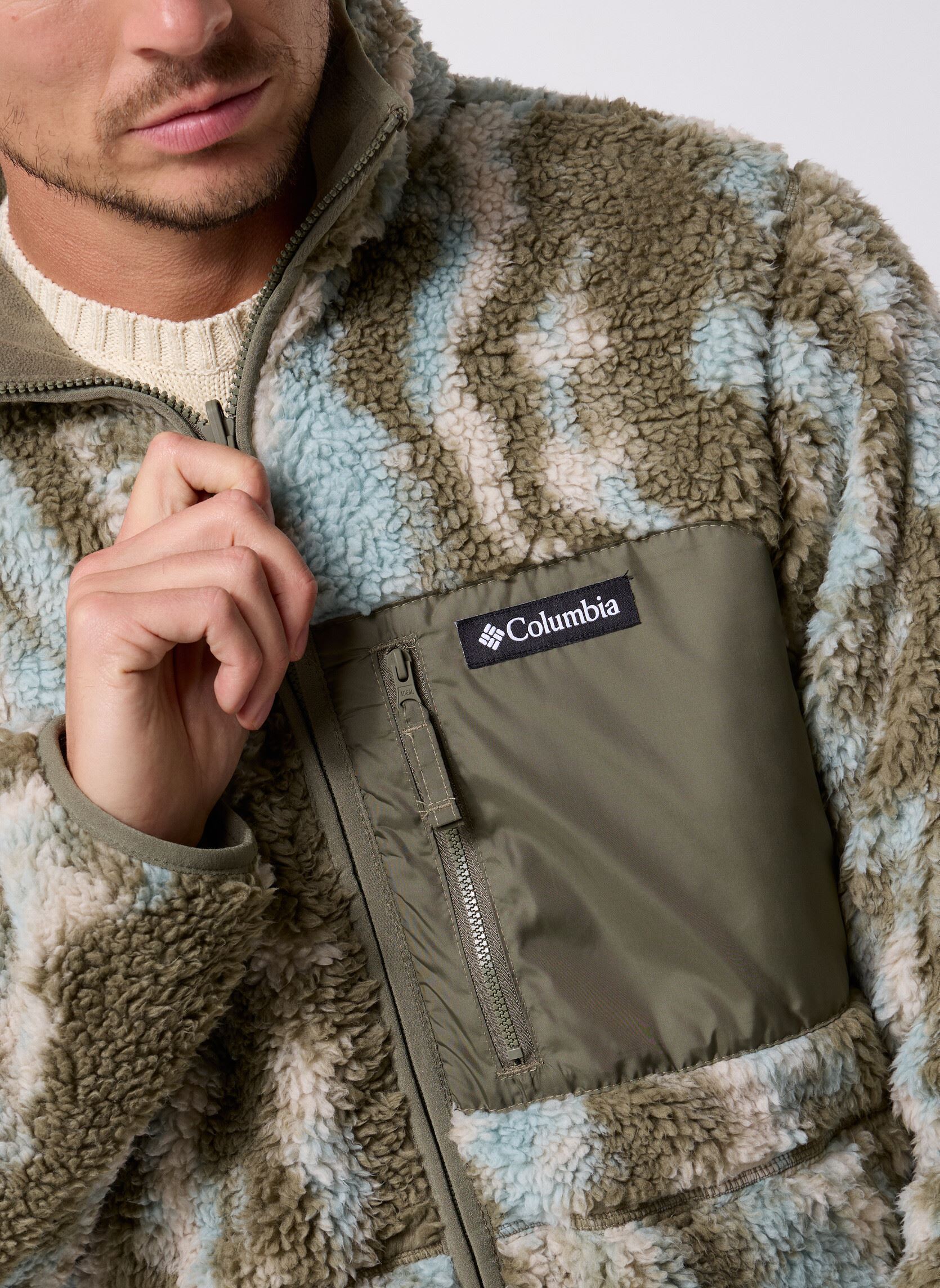 Pulls polaires Winter Pass Reversible Fleece homme vert Columbia Pulls polaires Winter Pass Reversible Fleece homme vert STONE GREEN, TRACKS