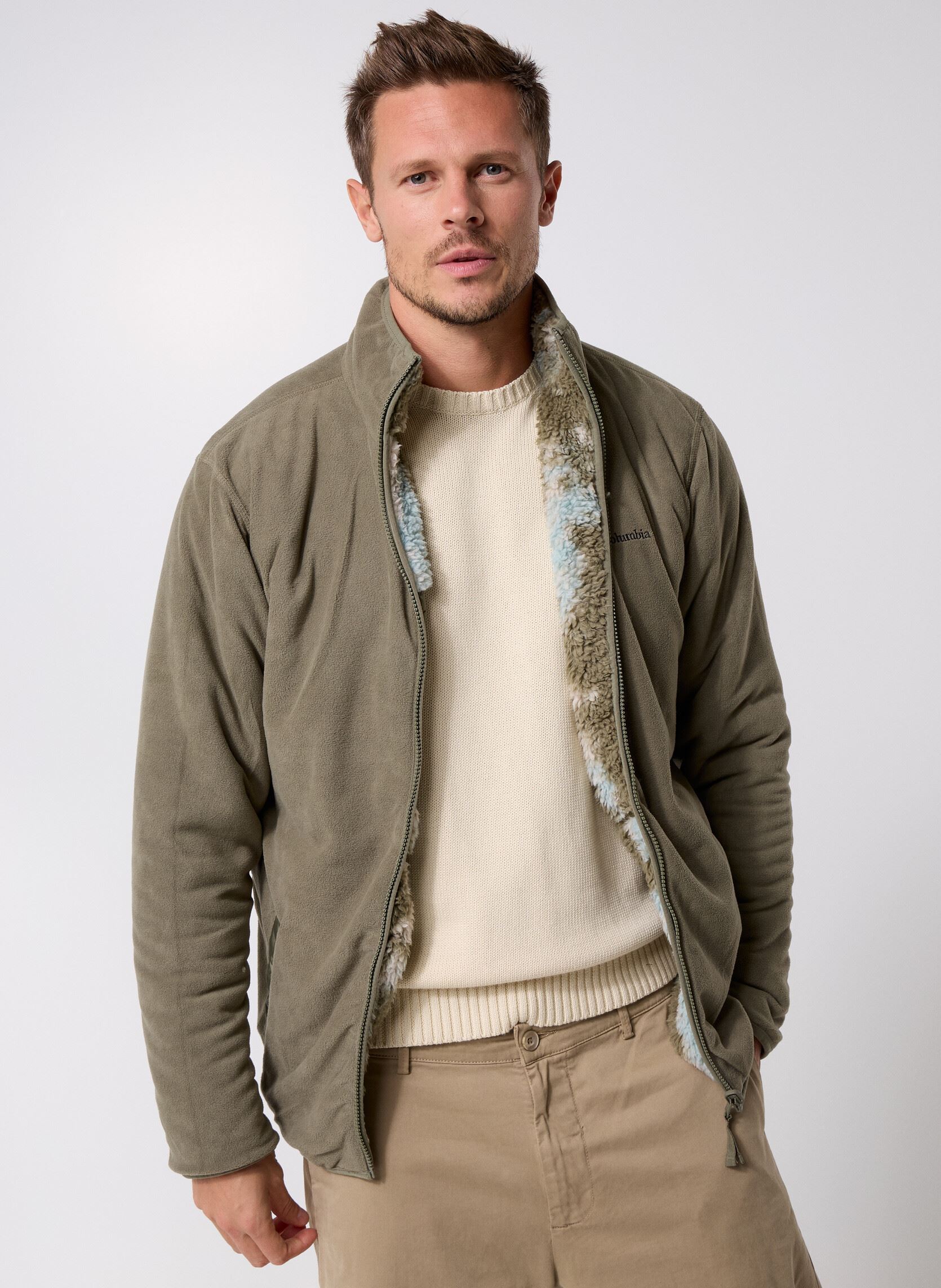 Pulls polaires Winter Pass Reversible Fleece homme vert Columbia Pulls polaires Winter Pass Reversible Fleece homme vert STONE GREEN, TRACKS
