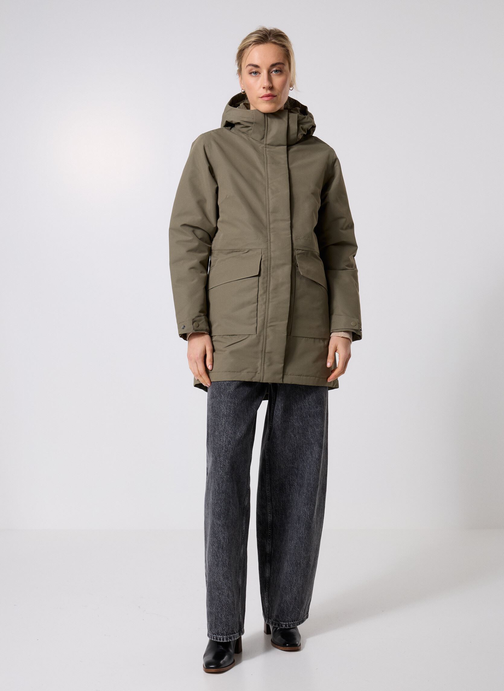Winterjas Pulaski Parka dames groen Columbia Winterjas Pulaski Parka dames groen STONE GREEN