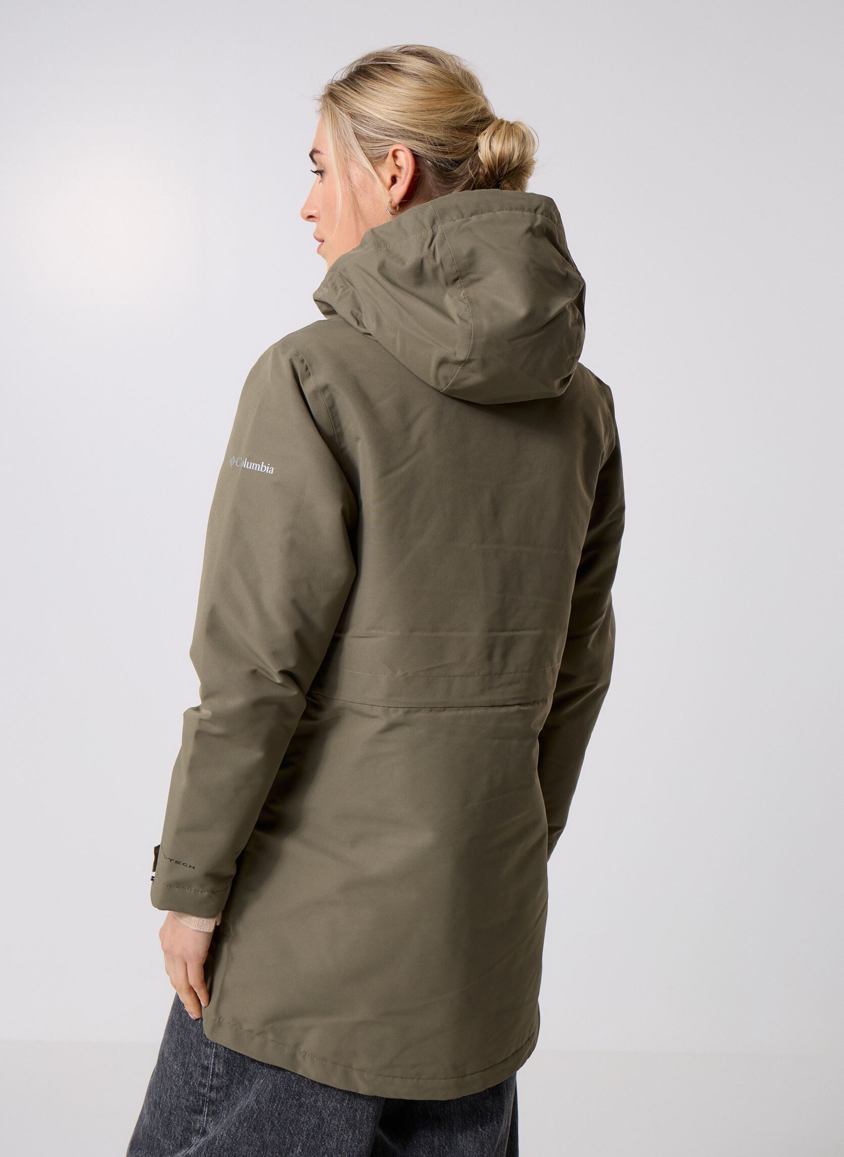 Winterjas Pulaski Parka dames groen Columbia Winterjas Pulaski Parka dames groen STONE GREEN