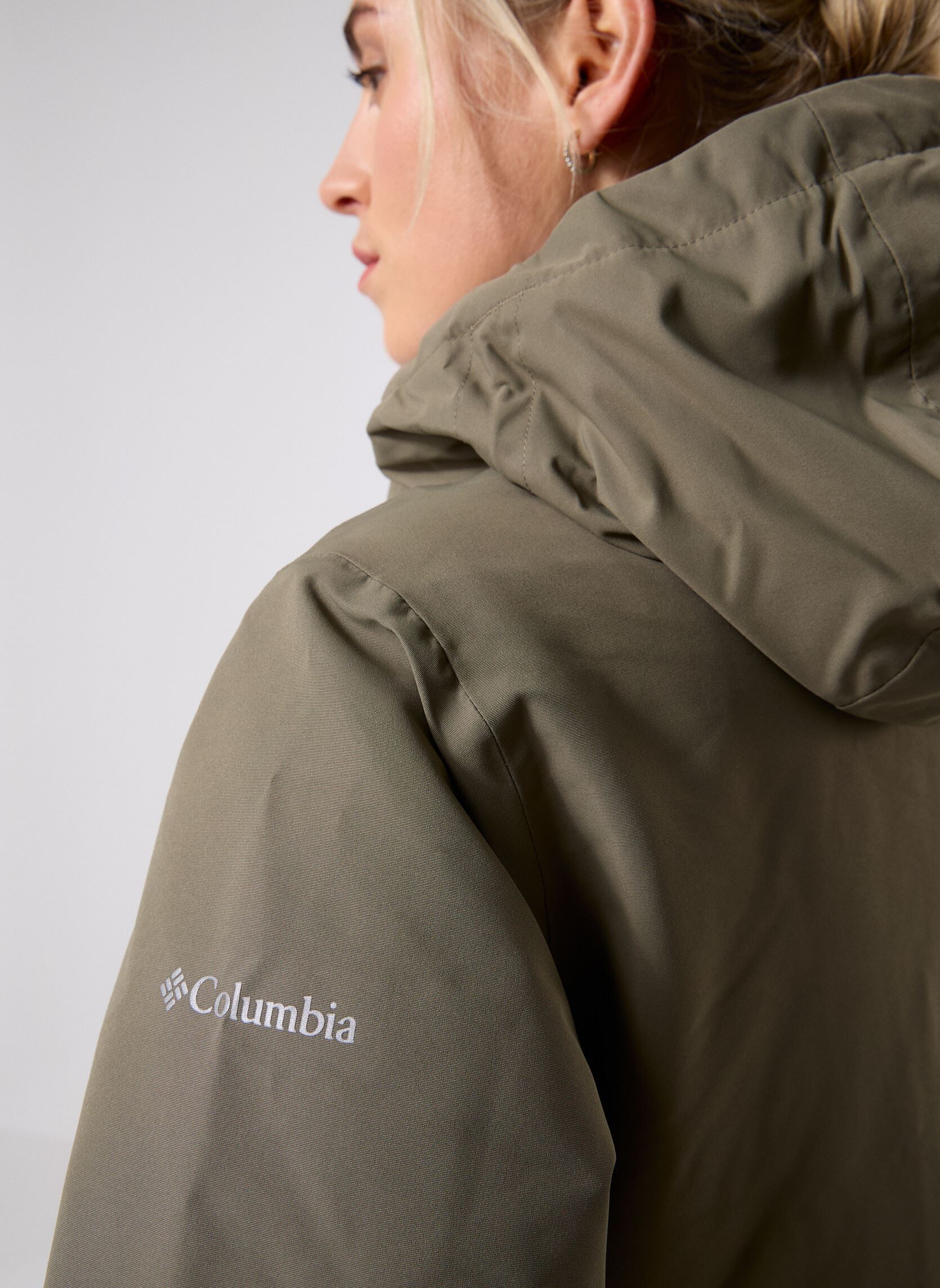 Winterjas Pulaski Parka dames groen Columbia Winterjas Pulaski Parka dames groen STONE GREEN