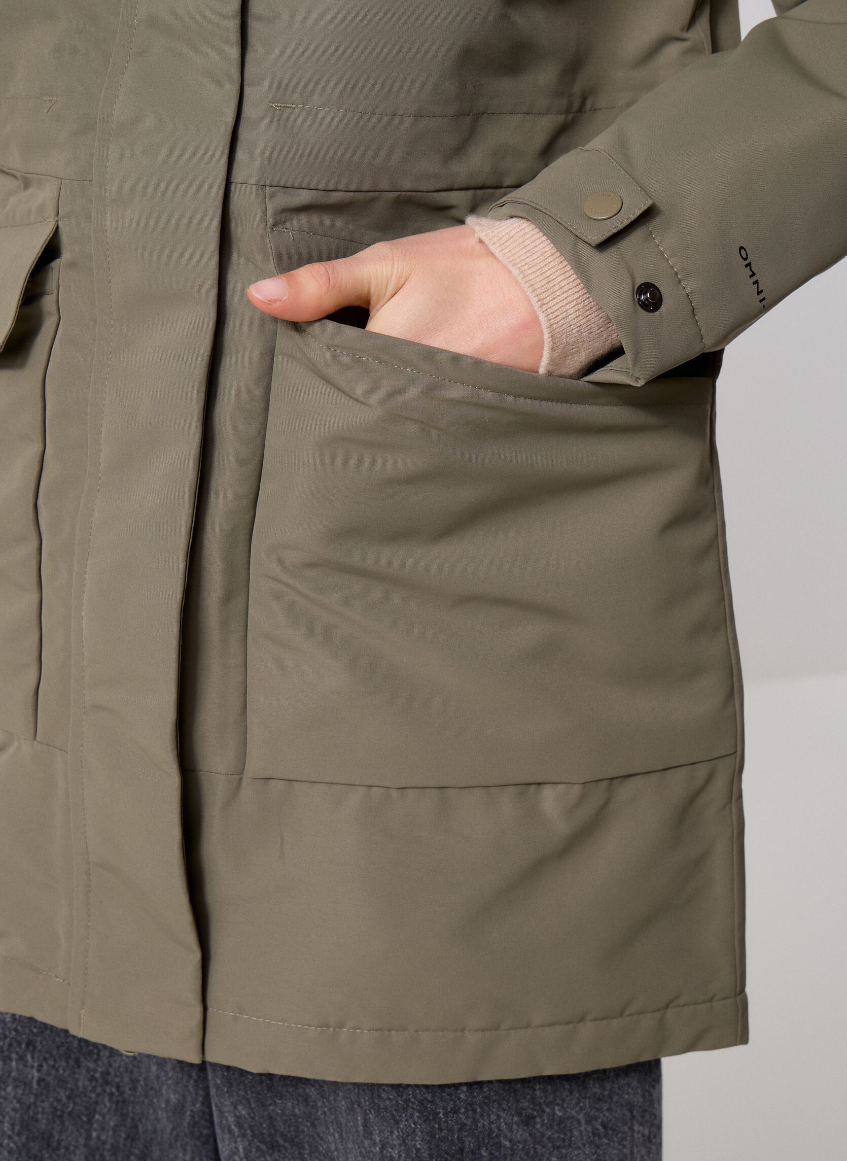 Winterjas Pulaski Parka dames groen Columbia Winterjas Pulaski Parka dames groen STONE GREEN