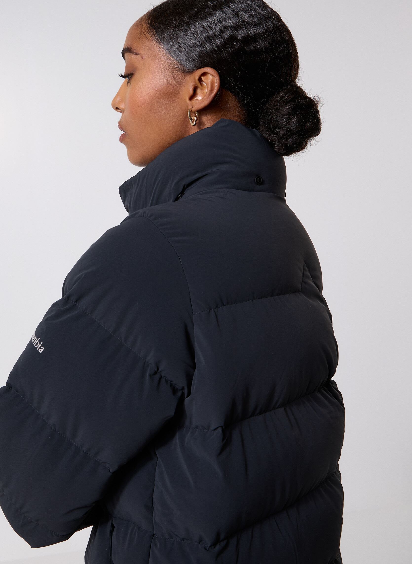 Doudounes Amaze Puff Long Hooded Jacket femme noir Columbia Doudounes Amaze Puff Long Hooded Jacket femme noir BLACK