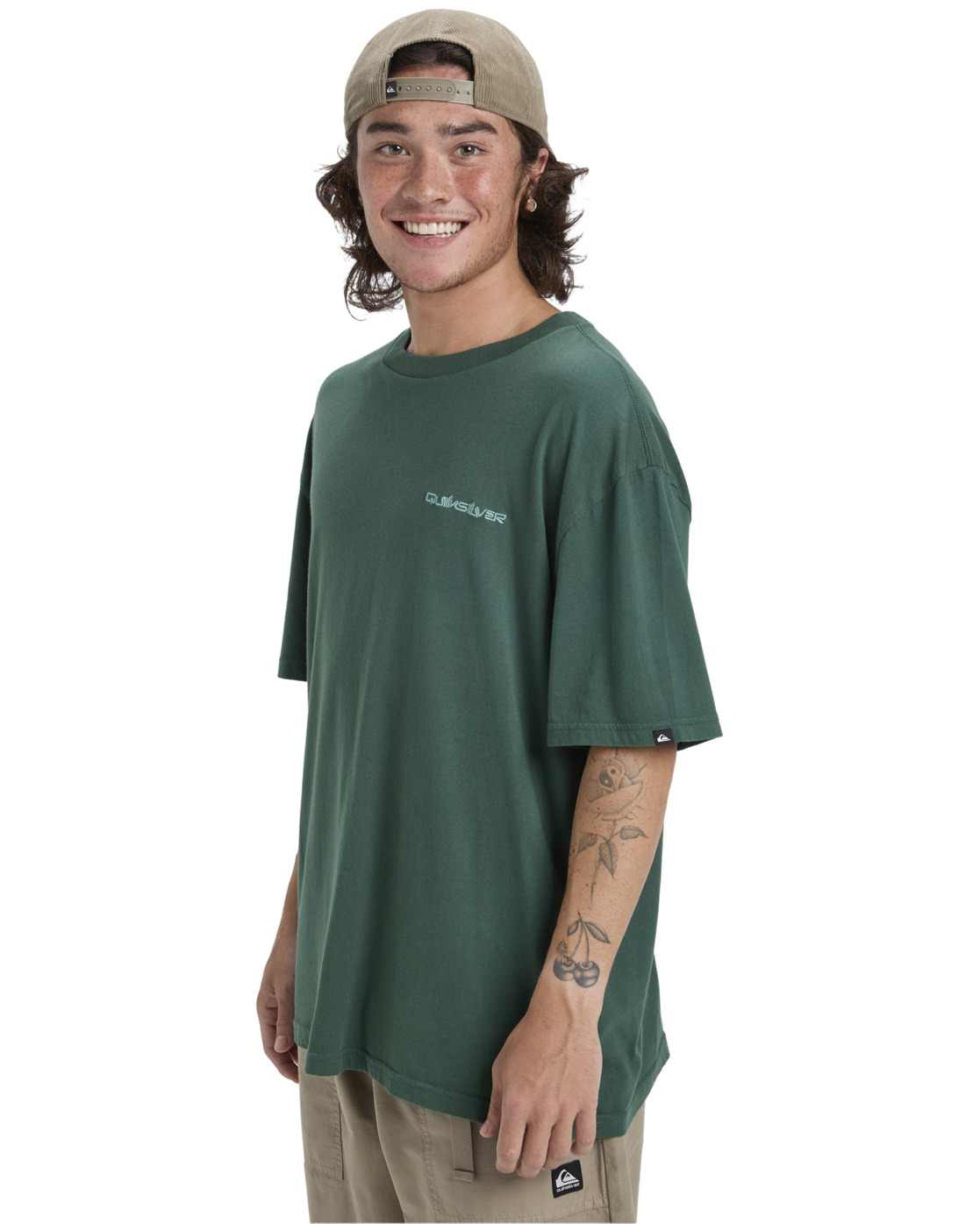 Tee-shirts Salt Water homme vert Quiksilver Tee-shirts Salt Water homme vert Vert foncé
