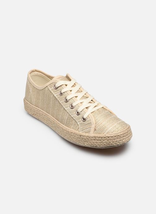 MADE BY Flache Espadrilles THESPA damen gold und bronze