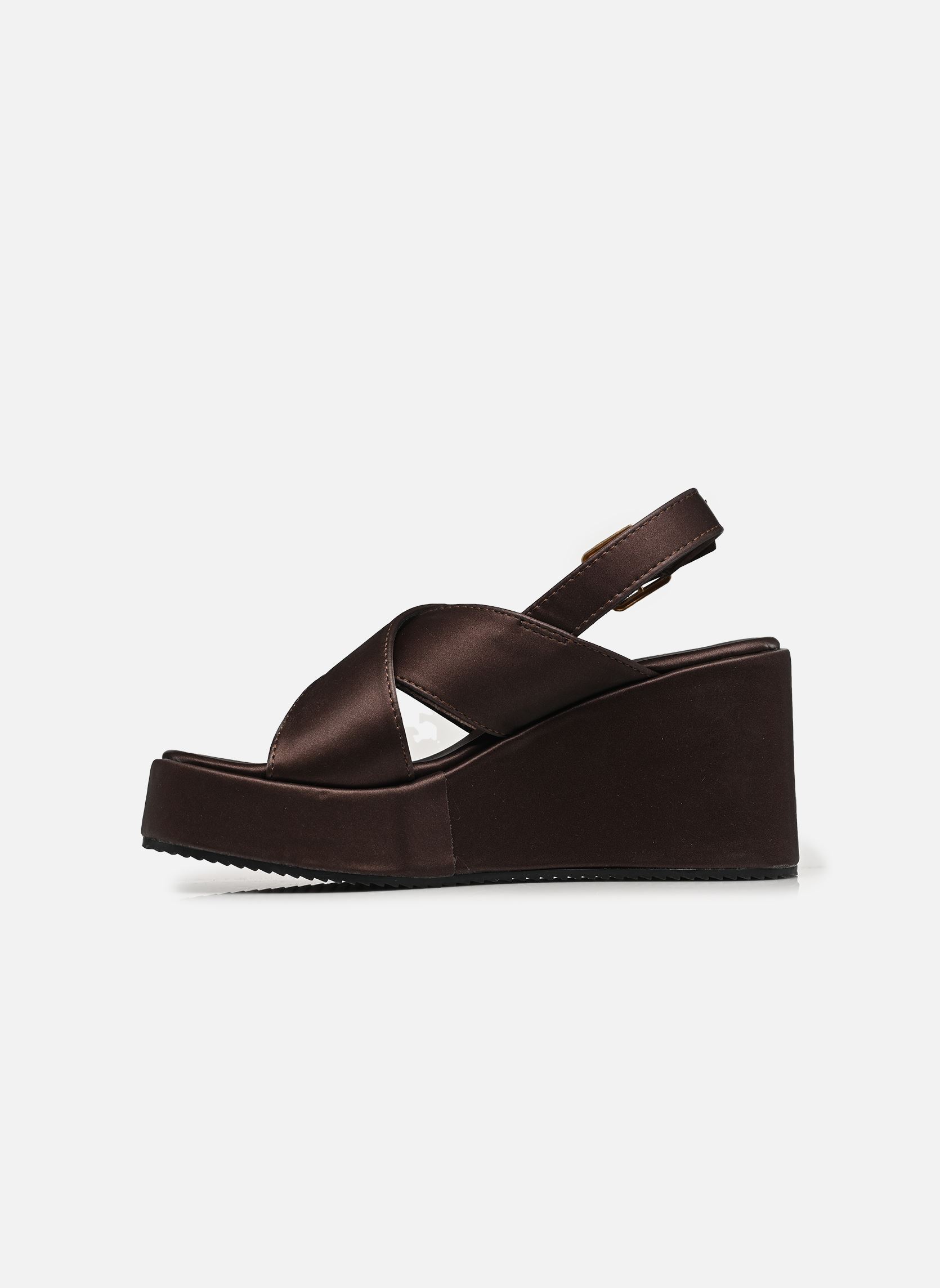 Sandales compensées et plateformes THBLOC femme marron MADE BY Sandales compensées et plateformes THBLOC femme marron MARRON FONCÉ
