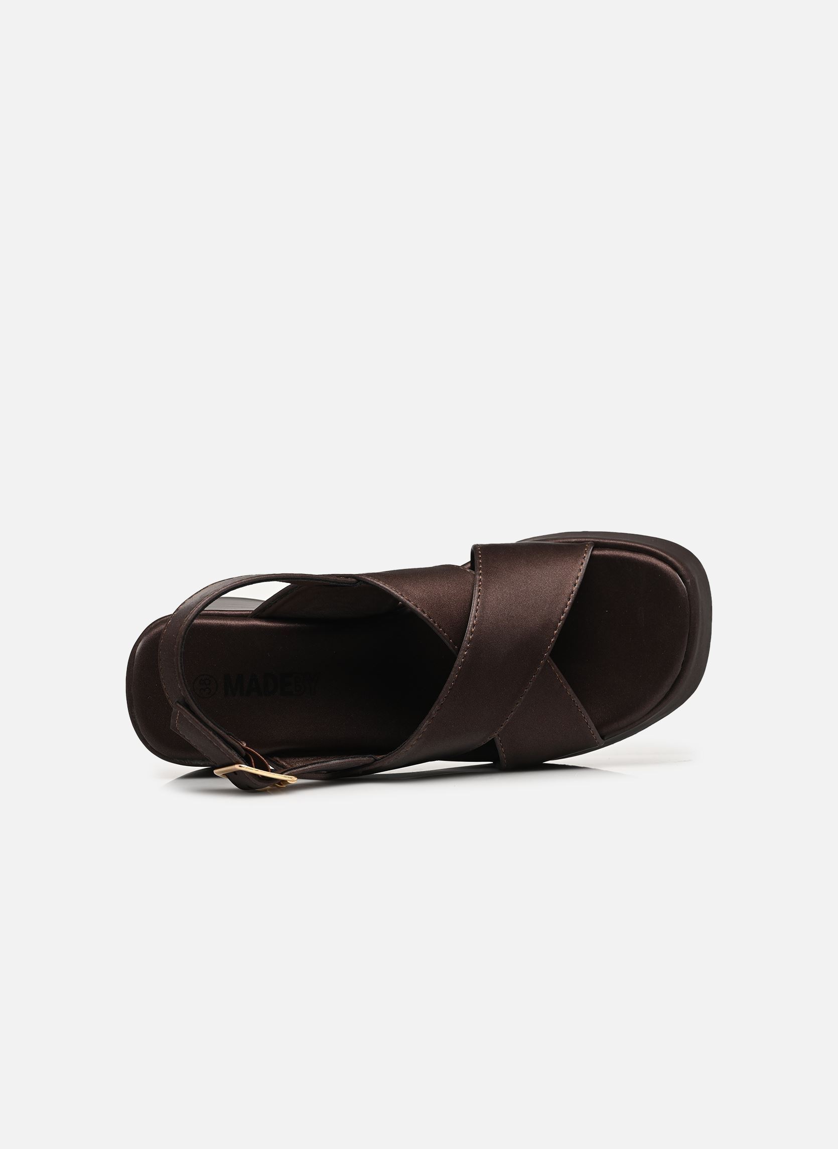 Sandales compensées et plateformes THBLOC femme marron MADE BY Sandales compensées et plateformes THBLOC femme marron MARRON FONCÉ