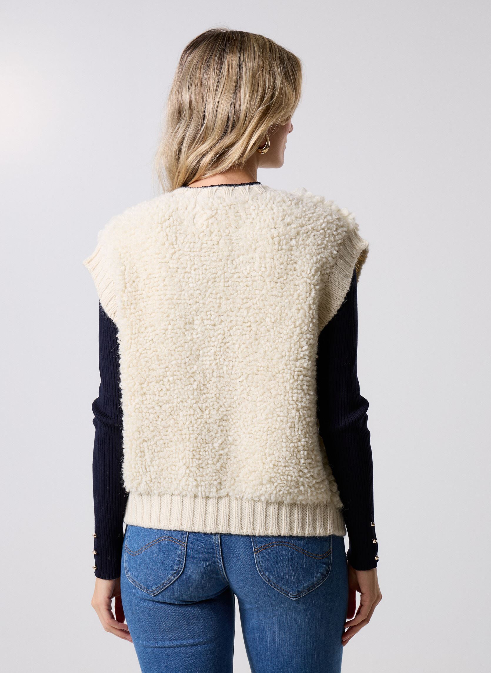Vesten Bongo dames wit Des Petits Hauts Vesten Bongo dames wit Creme