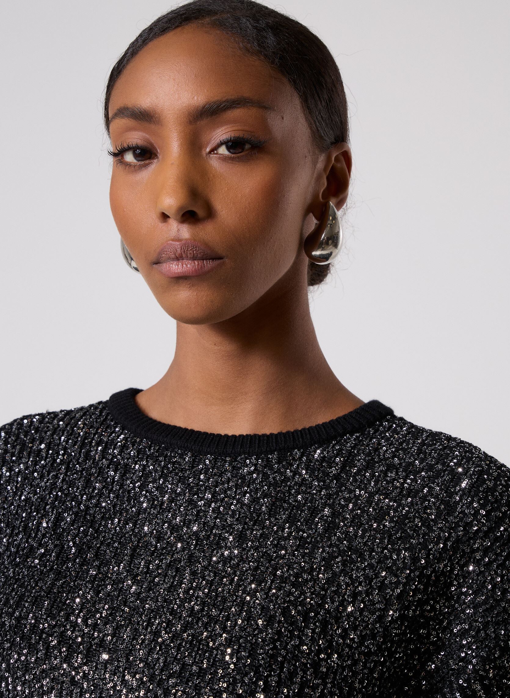 Pulls Adibou femme noir Des Petits Hauts Pulls Adibou femme noir Noir