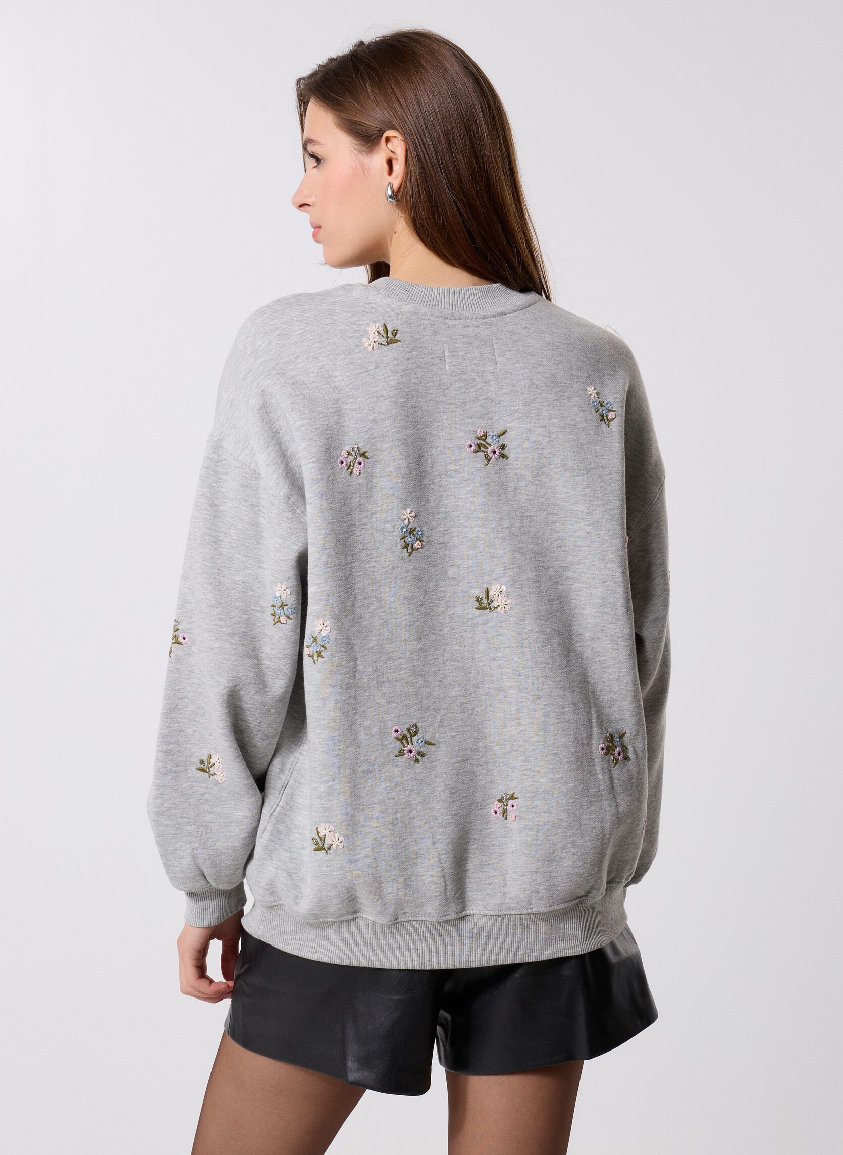 Sweater Joya dames grijs Des Petits Hauts Sweater Joya dames grijs Gris Chine